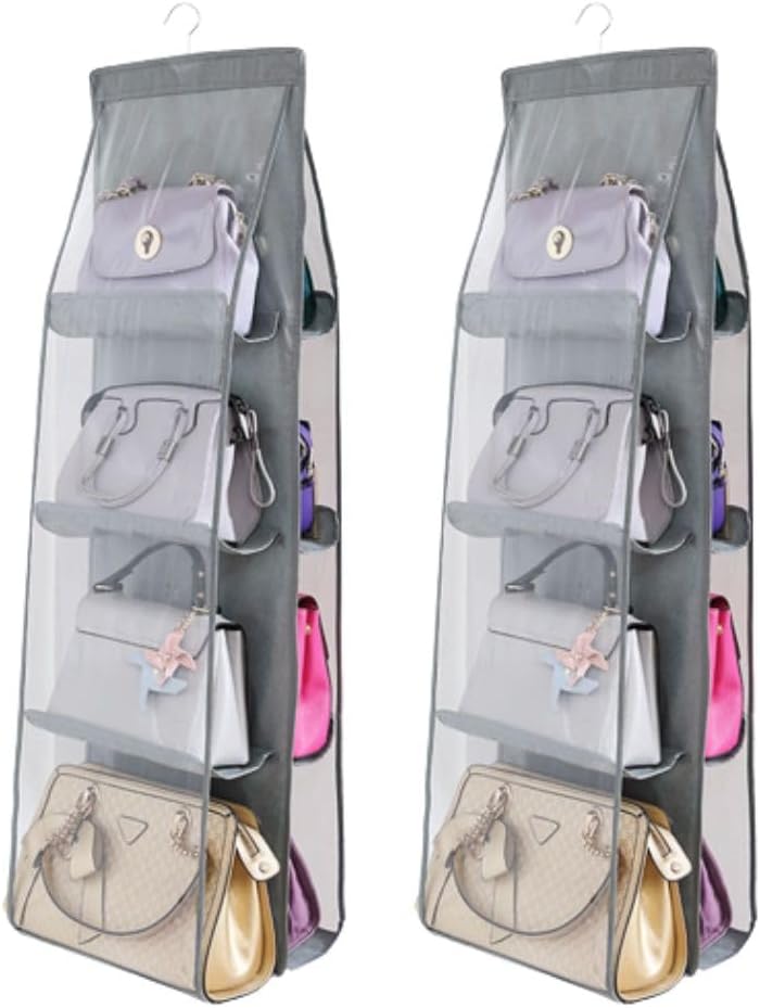 Kapavela Set 2 Portaborse da Armadio 16 Scomparti - immagine 1