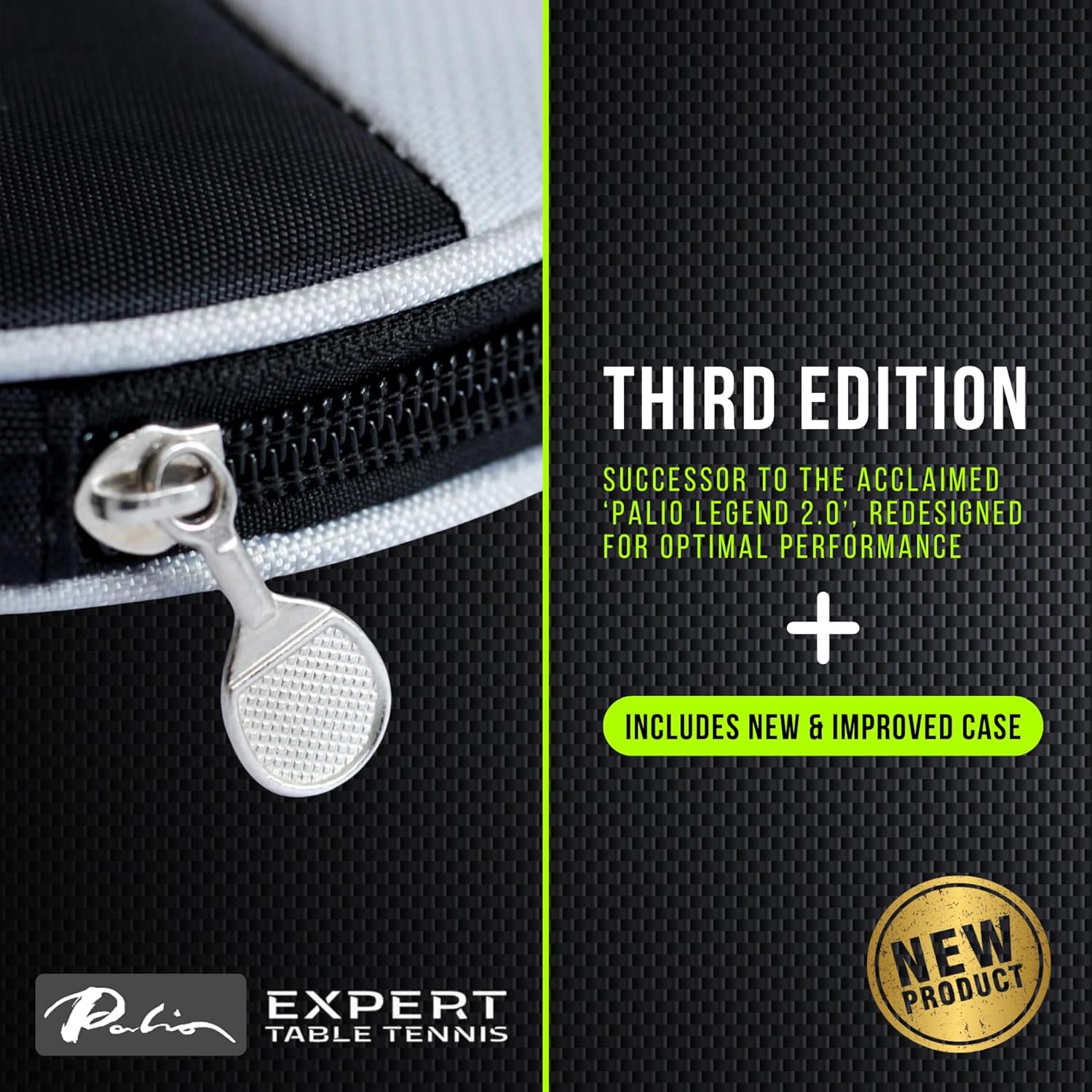 Palio Legend 3.0 - Racchetta da Ping Pong con Custodia - immagine 5