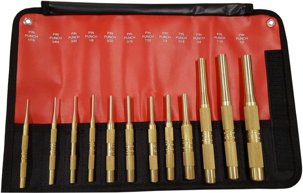 Mayhew Tools 67008 - Punzone in ottone, 12 pezzi