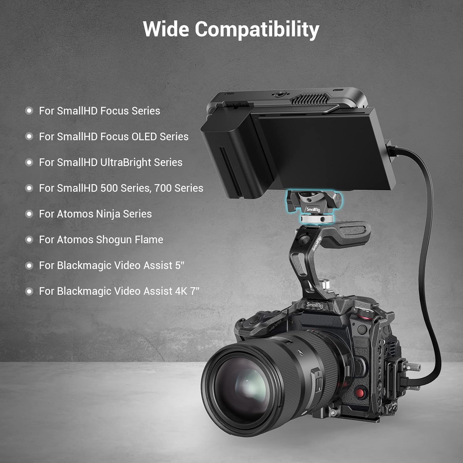 Smallrig Supporto Monitor con Cold Shoe 2905B - immagine 3