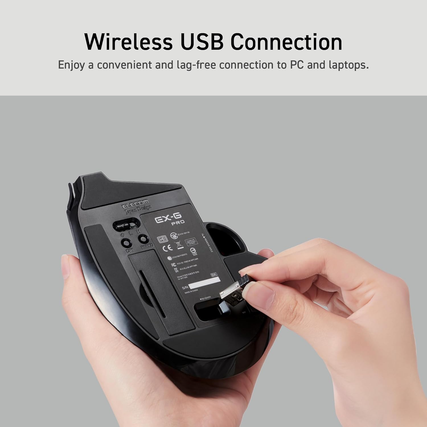 Elecom M-XPT1MRXBK - Mouse Trackball Wireless Bluetooth - immagine 5