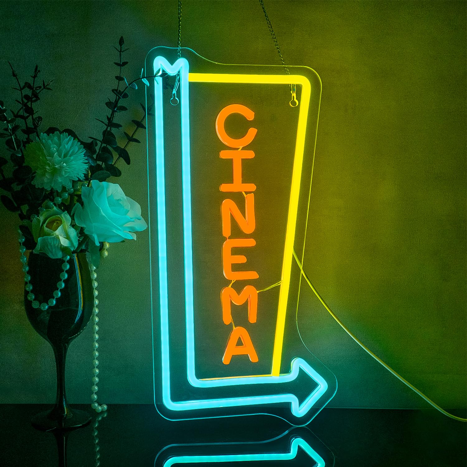 Looklight Cinema Insegna al Neon Lettera