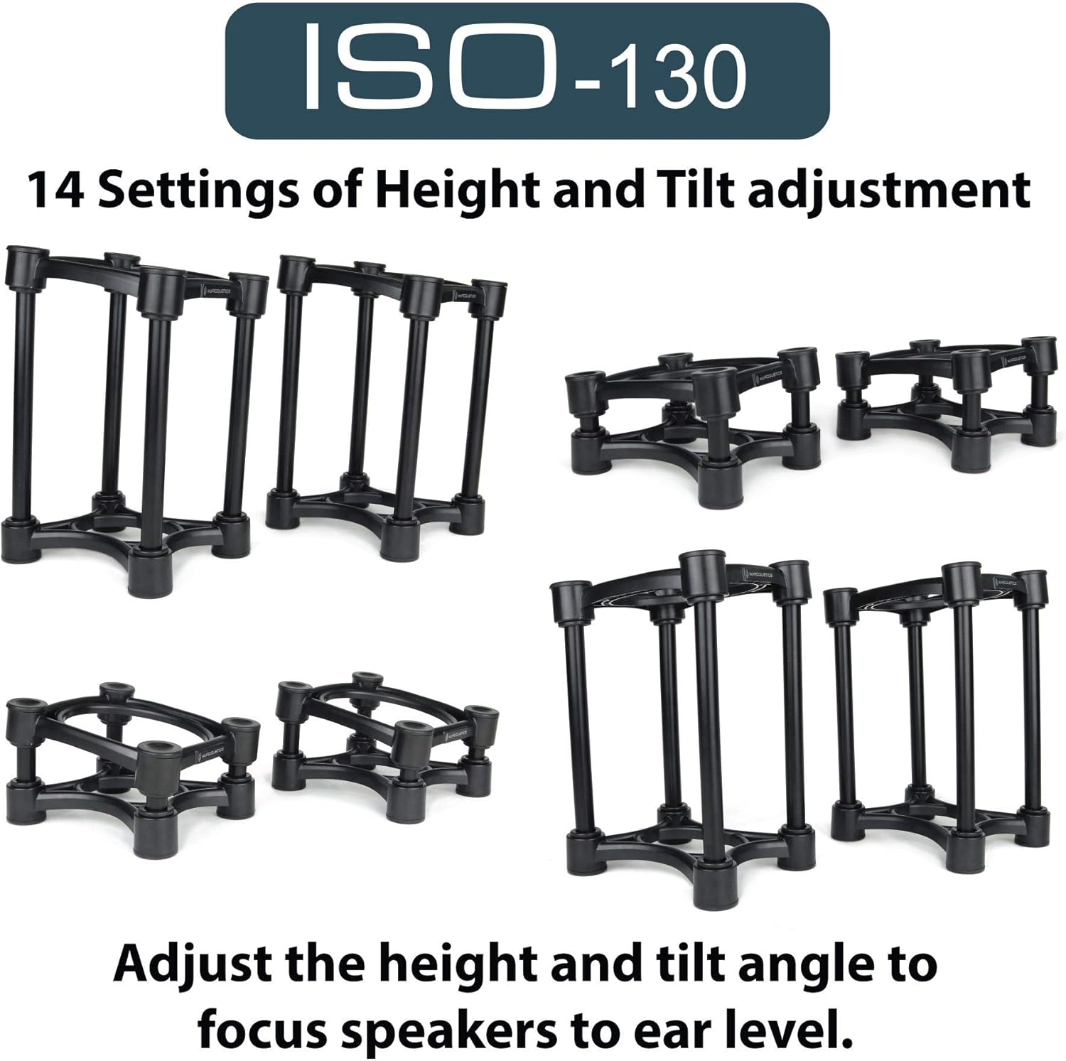 Isoacoustics Iso-Stand Series - Supporti Isolanti per Speaker - immagine 3