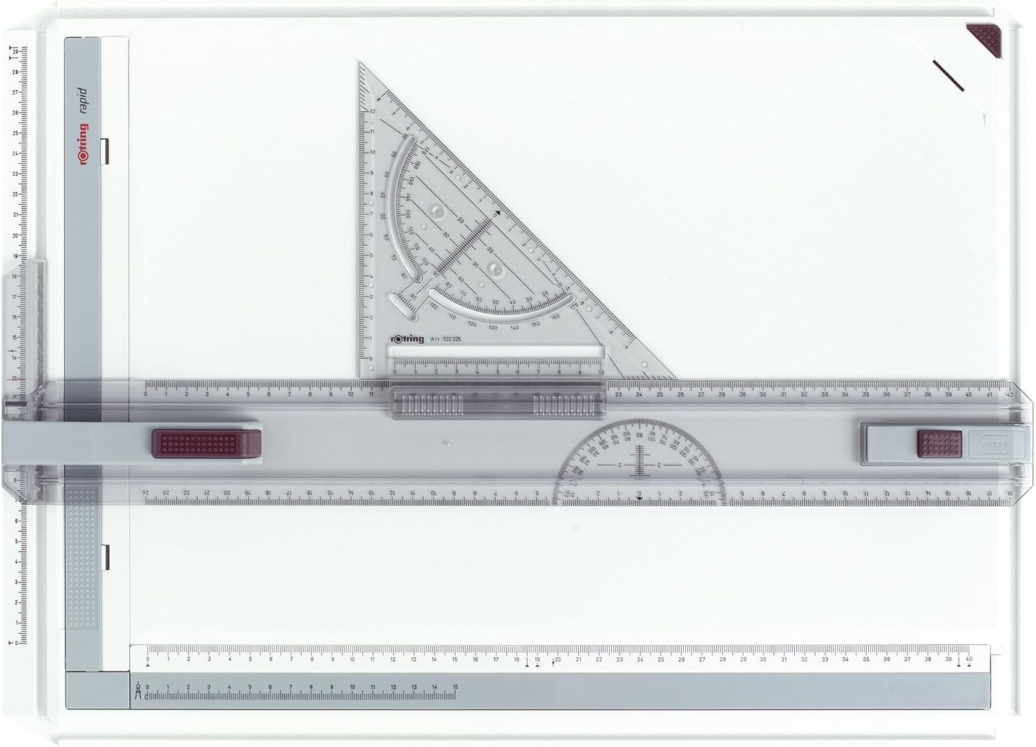 rotring Rapid Drawing Board Tavola da Disegno, A3, 28 unità - immagine 1