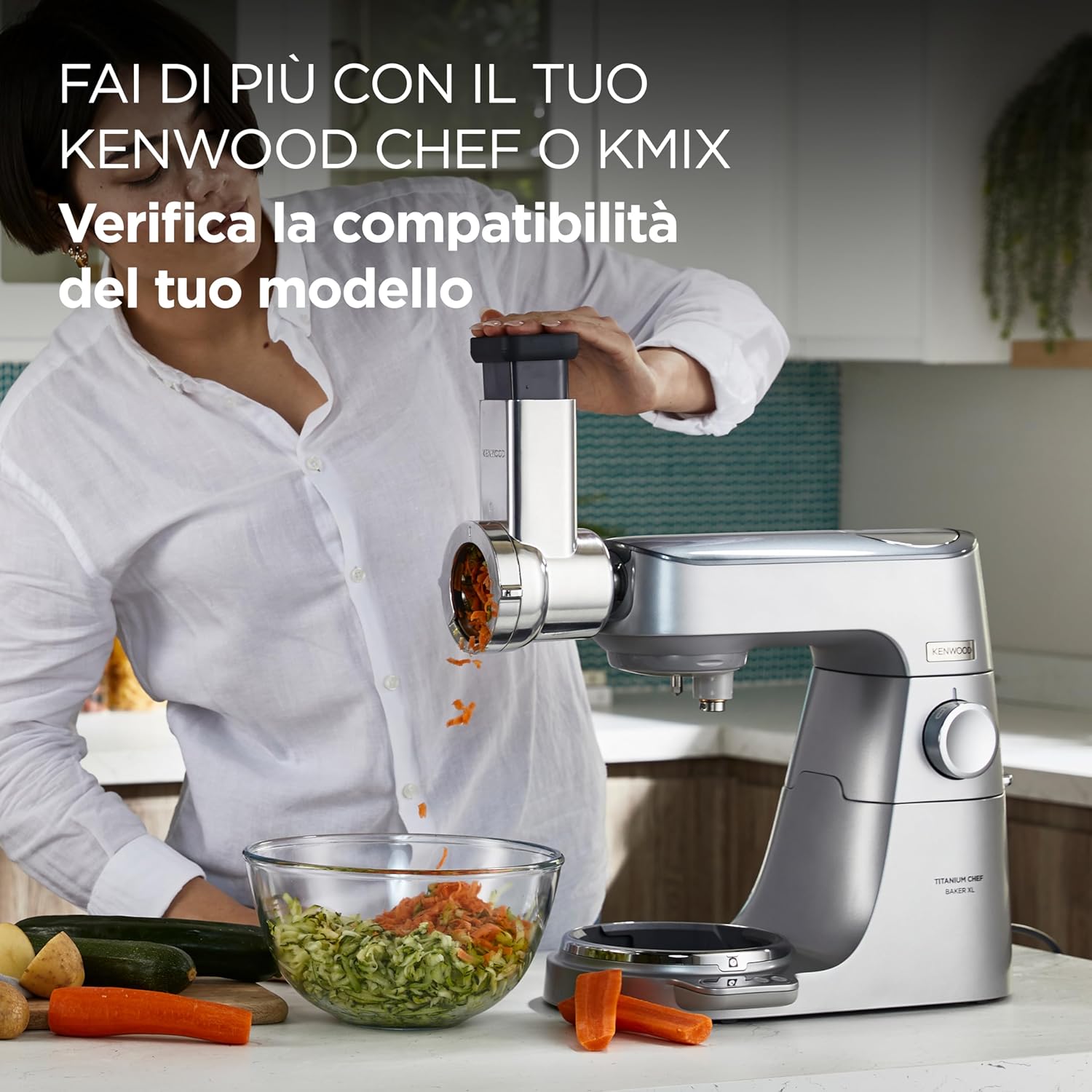 Kenwood KAX643ME - Accessorio TagliaVerdure per Impastatrice - immagine 2
