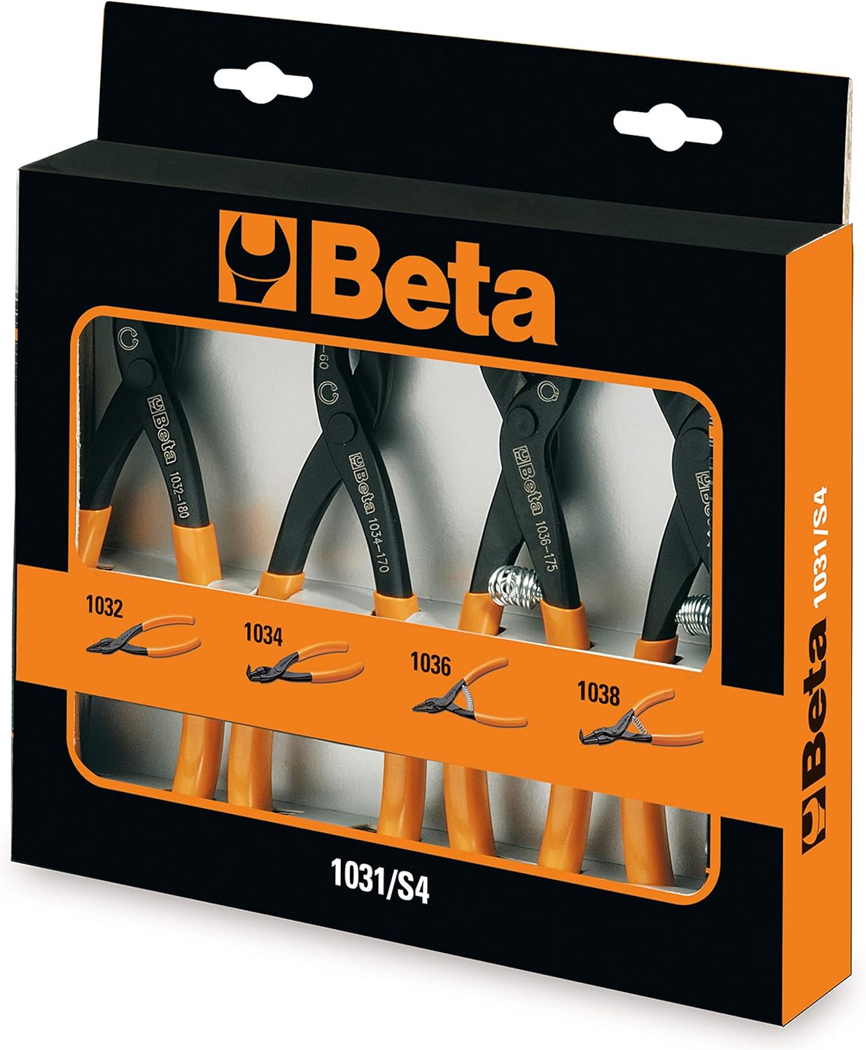 Beta 1031/S4 - Serie di 4 pinze per anelli elastici di sicurezza - immagine 1