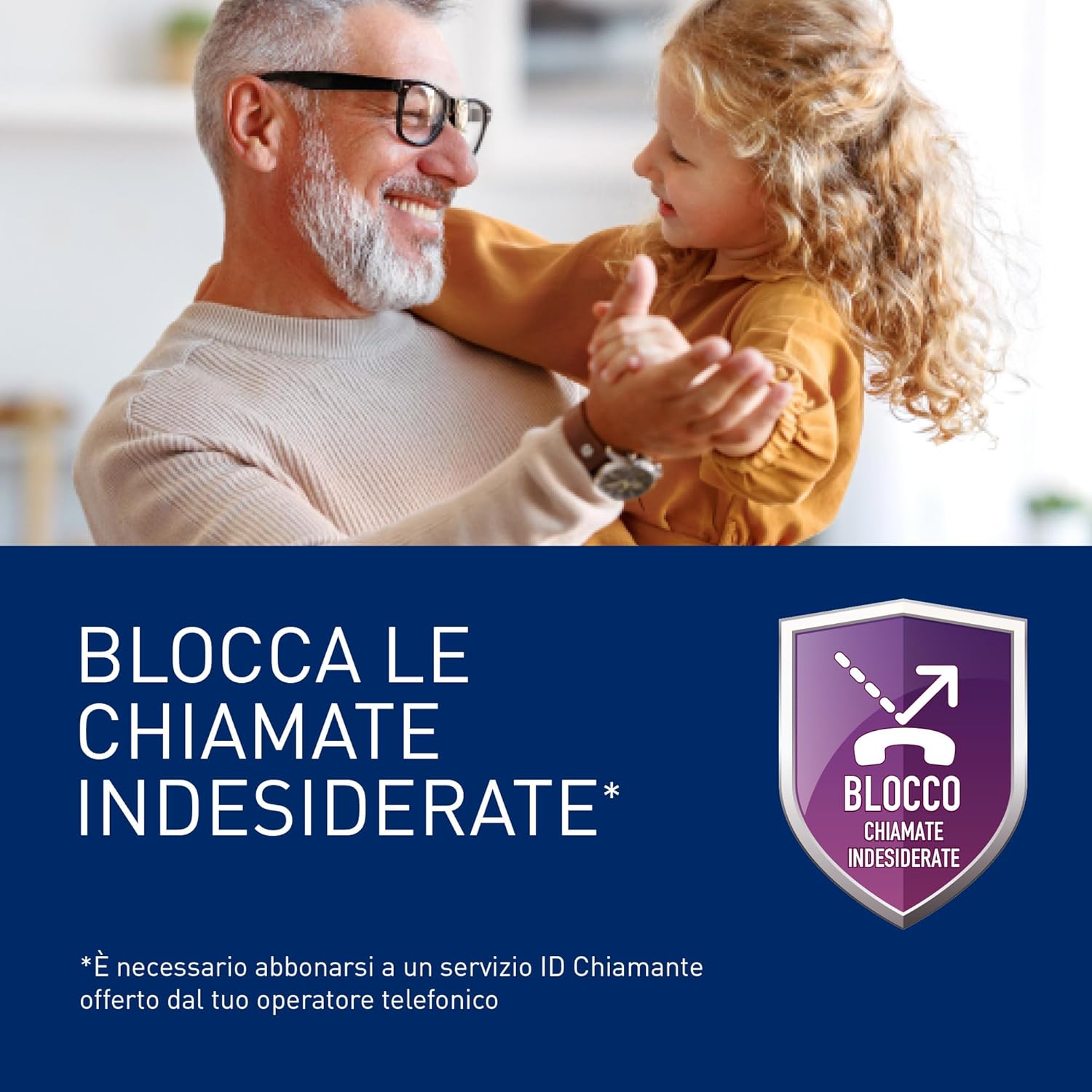 Panasonic KX-TGD310JTB Telefono Cordless Digitale, Nero - immagine 3