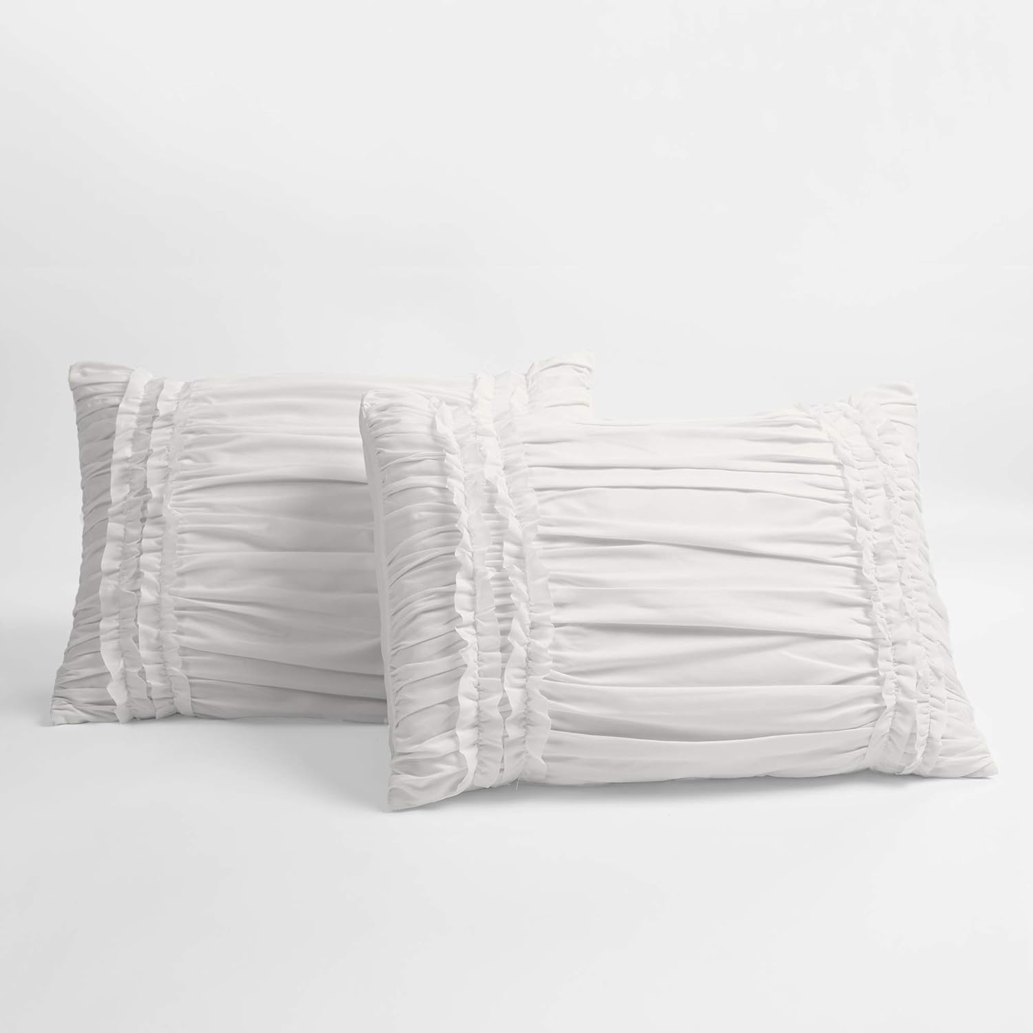 Lush Decor King Size, Poliestere, Bianco - immagine 3
