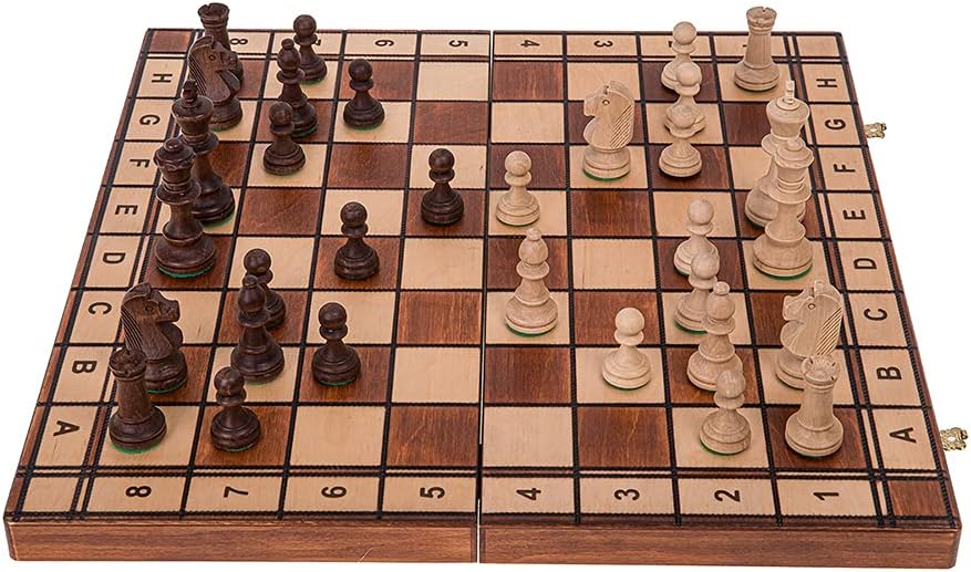 SQUARE - Scacchi in Legno JUPITER 40 x 40 cm - immagine 4