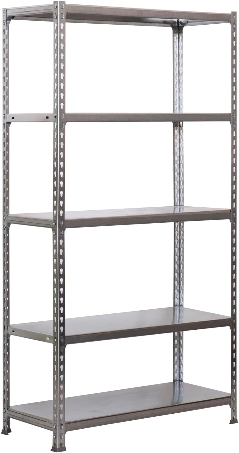 Simon Rack Scaffale Metallo Garage 5 Ripiani Zincato - immagine 1