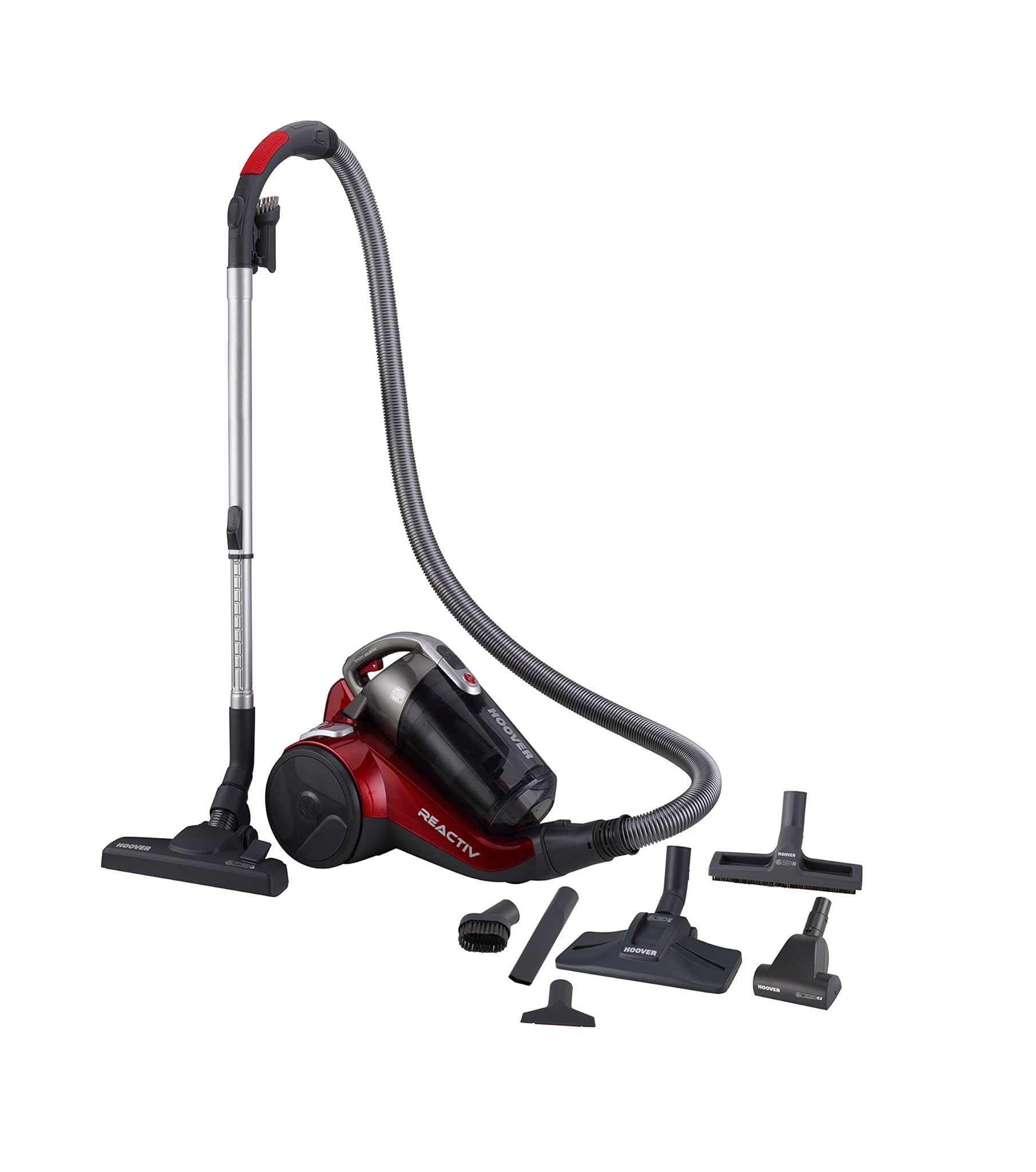 Hoover REACTIV RC81_RC25011 Aspirapolvere a Traino, Rosso