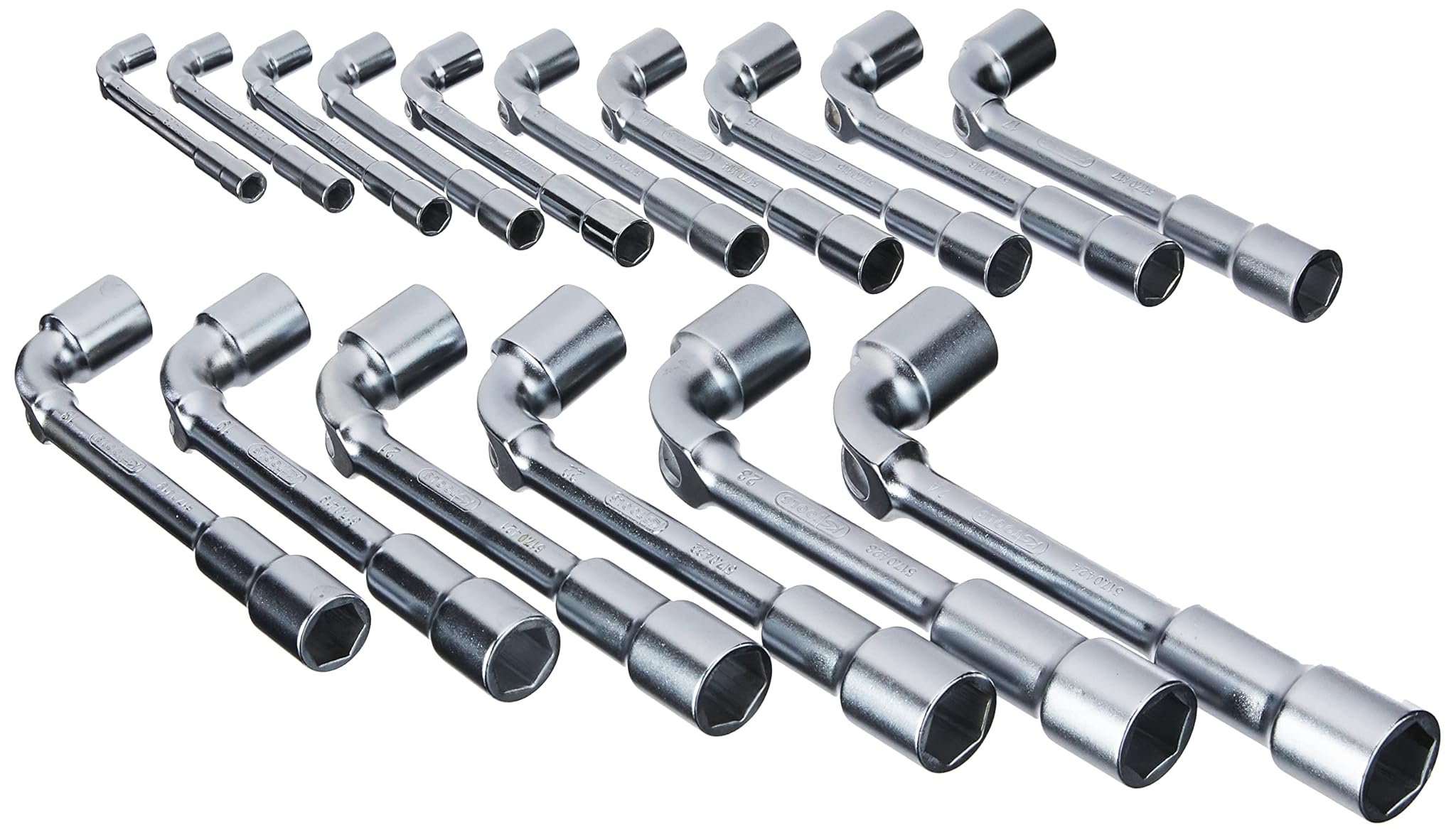KS Tools 517.0441 - Set di 16 chiavi a brugola esagonali, 10 in scatola