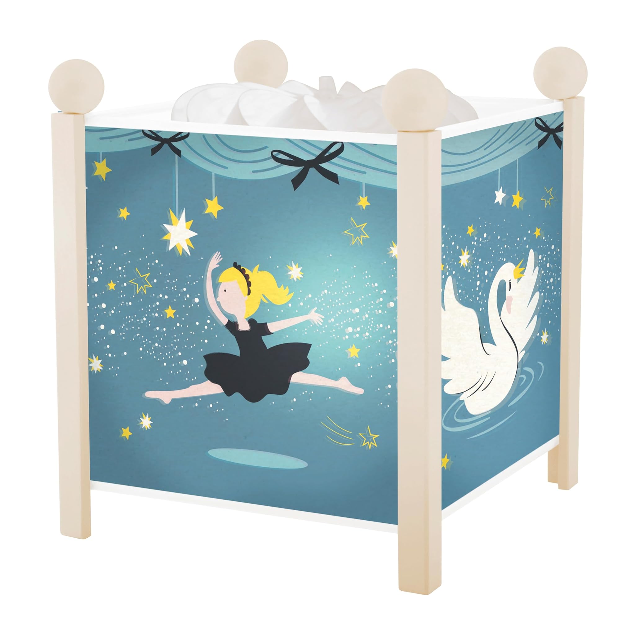 Trousselier 4311W Lanterna Magica Motivo Ballerina, Rosso