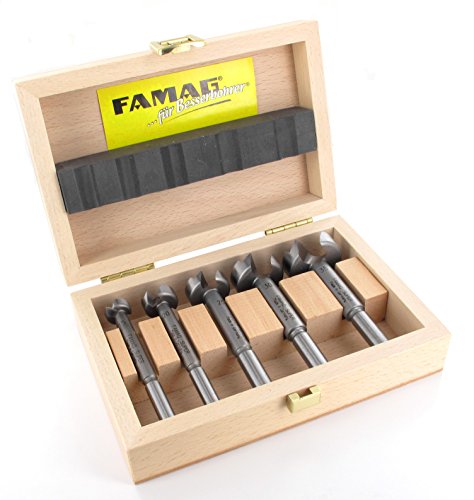 Famag 1630.505 - Set Punte Forstner WS 5 Pezzi