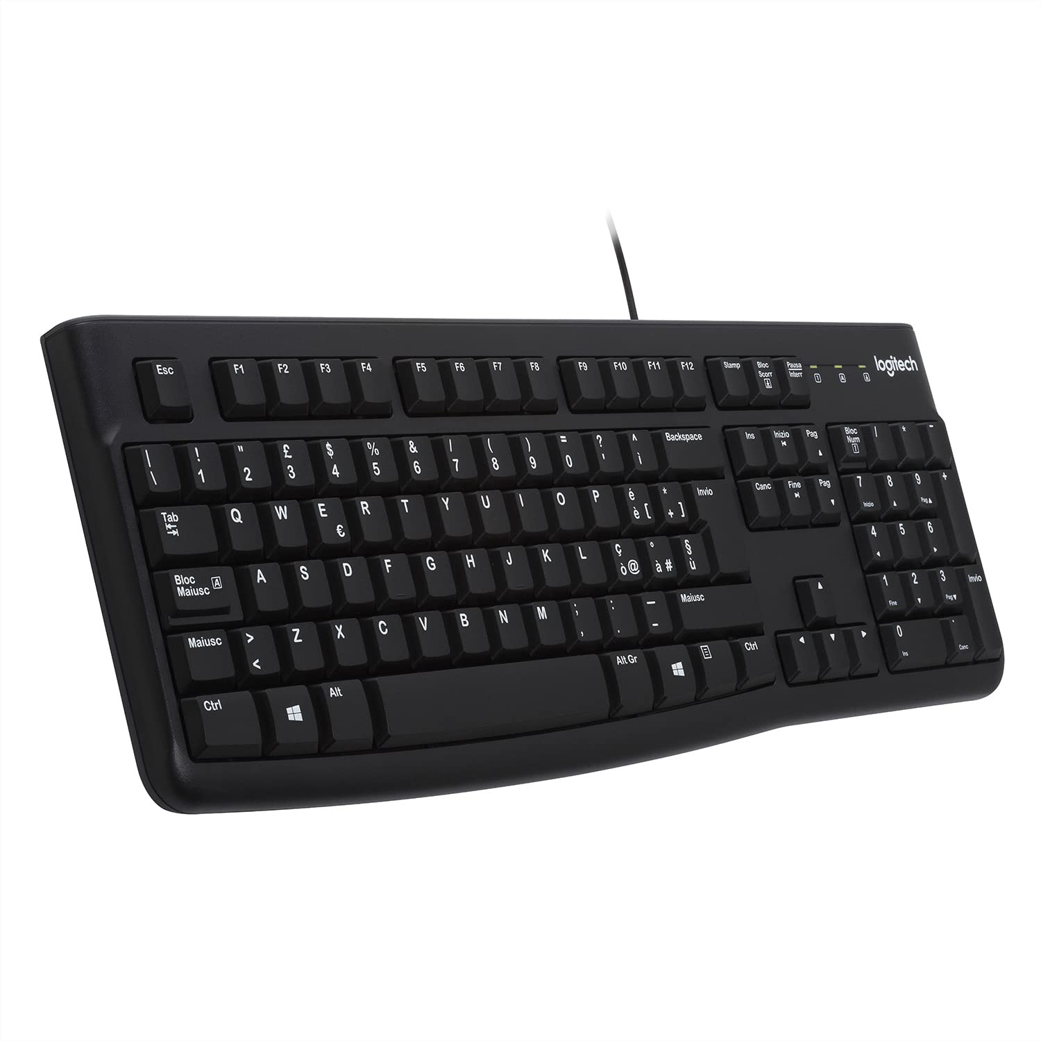 Logitech K120 Tastiera Cablata Business USB, QWERTY