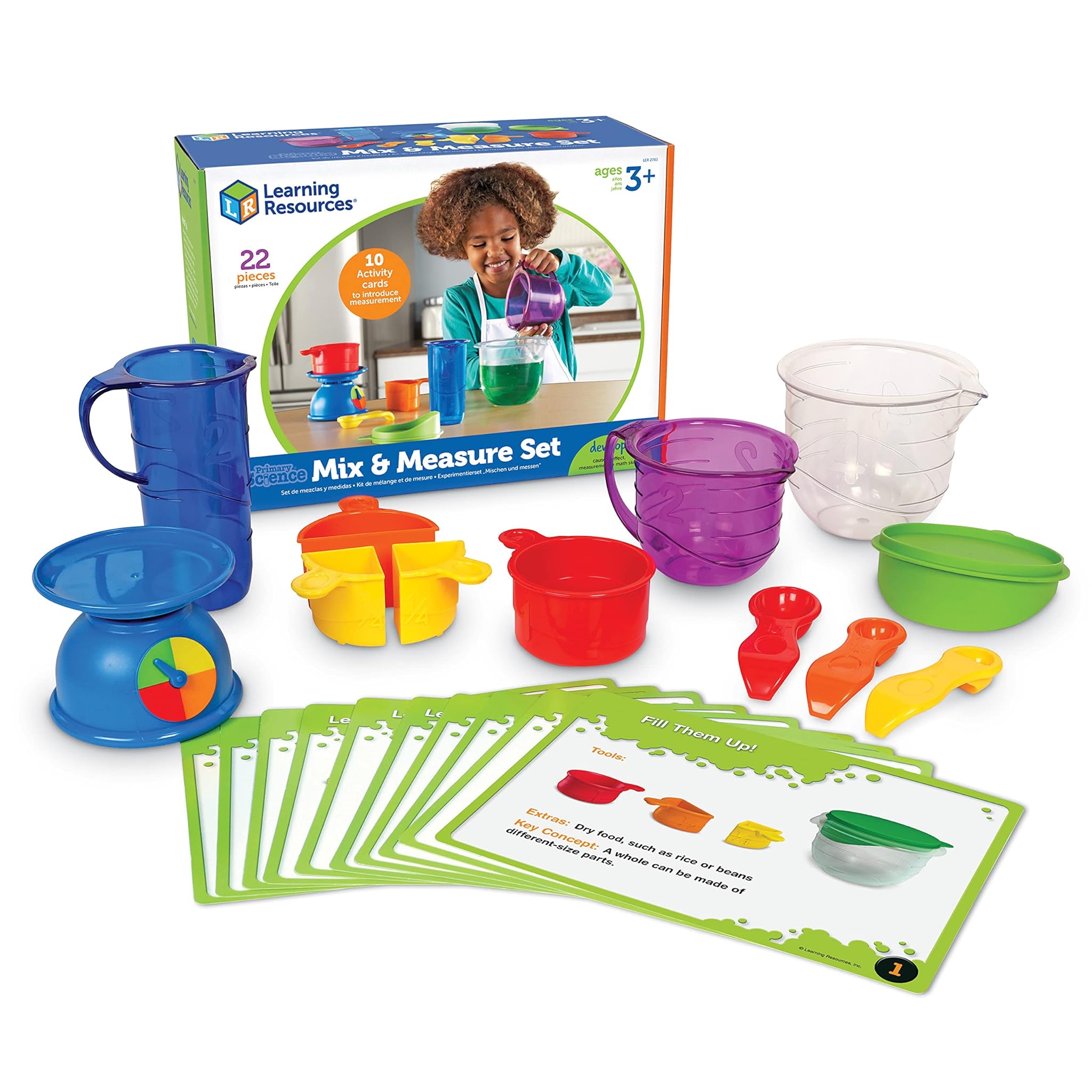 Learning Resources Set per misurare e mischiare Primary Science