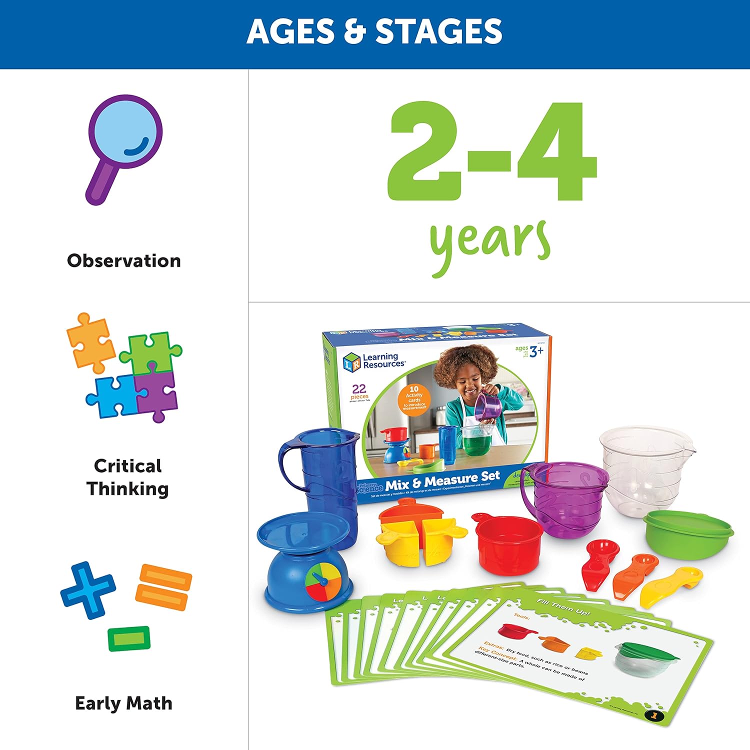Learning Resources Set per misurare e mischiare Primary Science - immagine 5