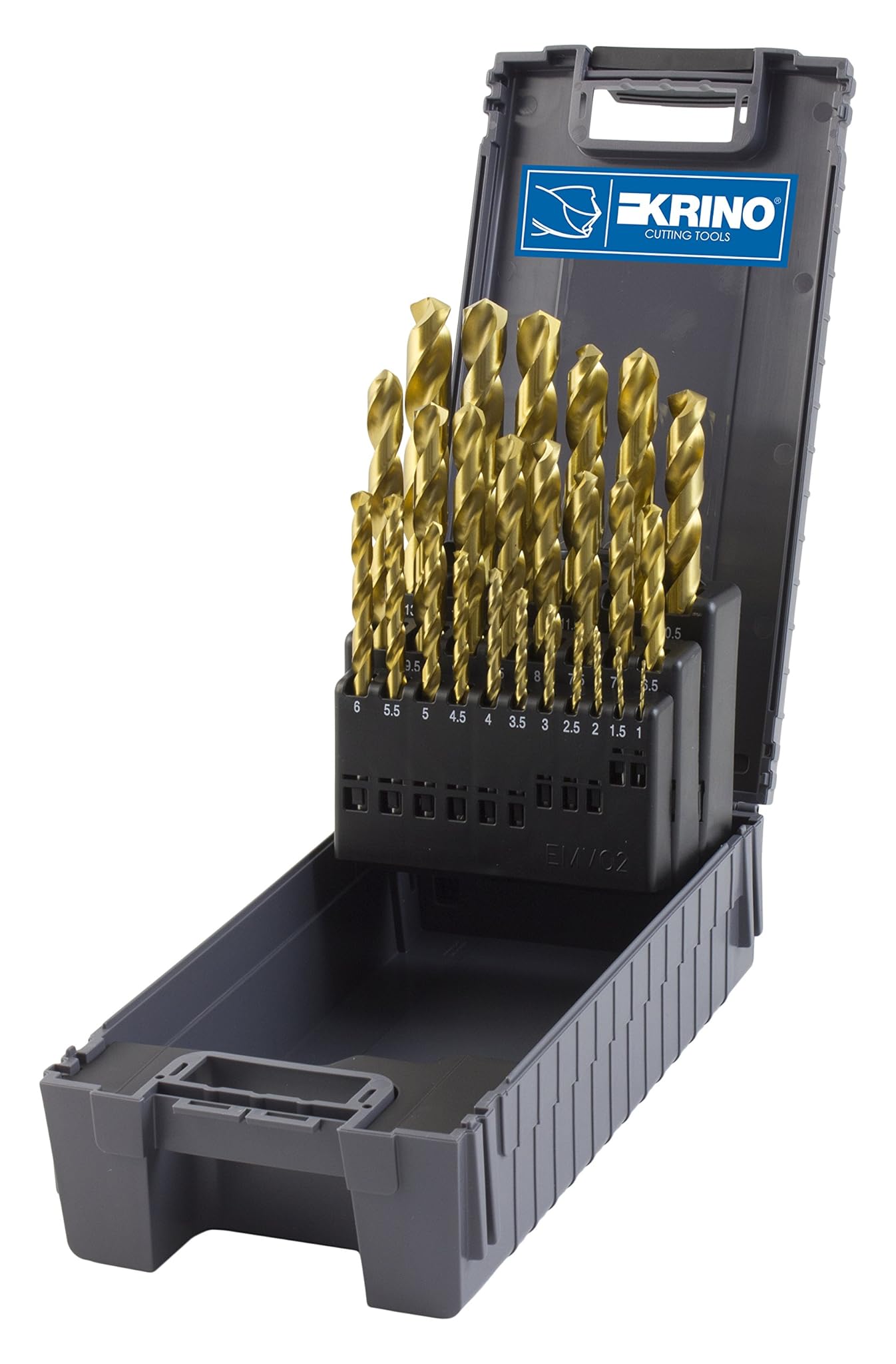 Krino 01170302 - Set Punte HSS-G TiN 25 Pezzi