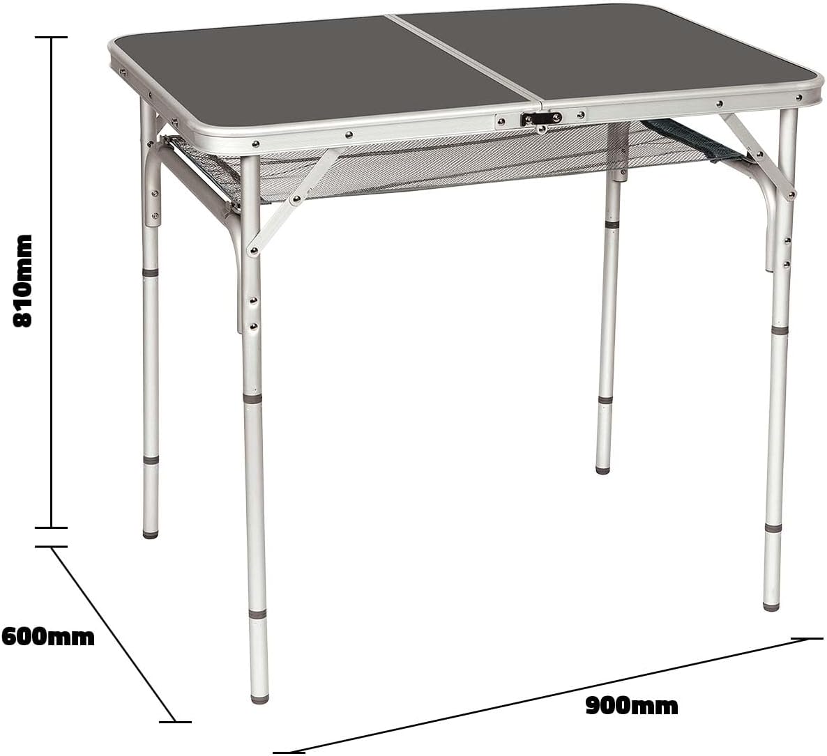 Bo-Camp 1404393 Tavolo da Campeggio Grigio - immagine 2