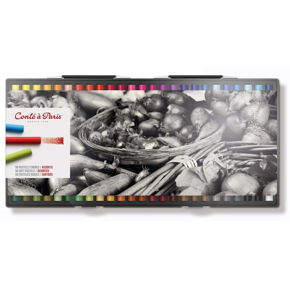 Contè À Paris - 50 Pastelli Teneri Assortiti