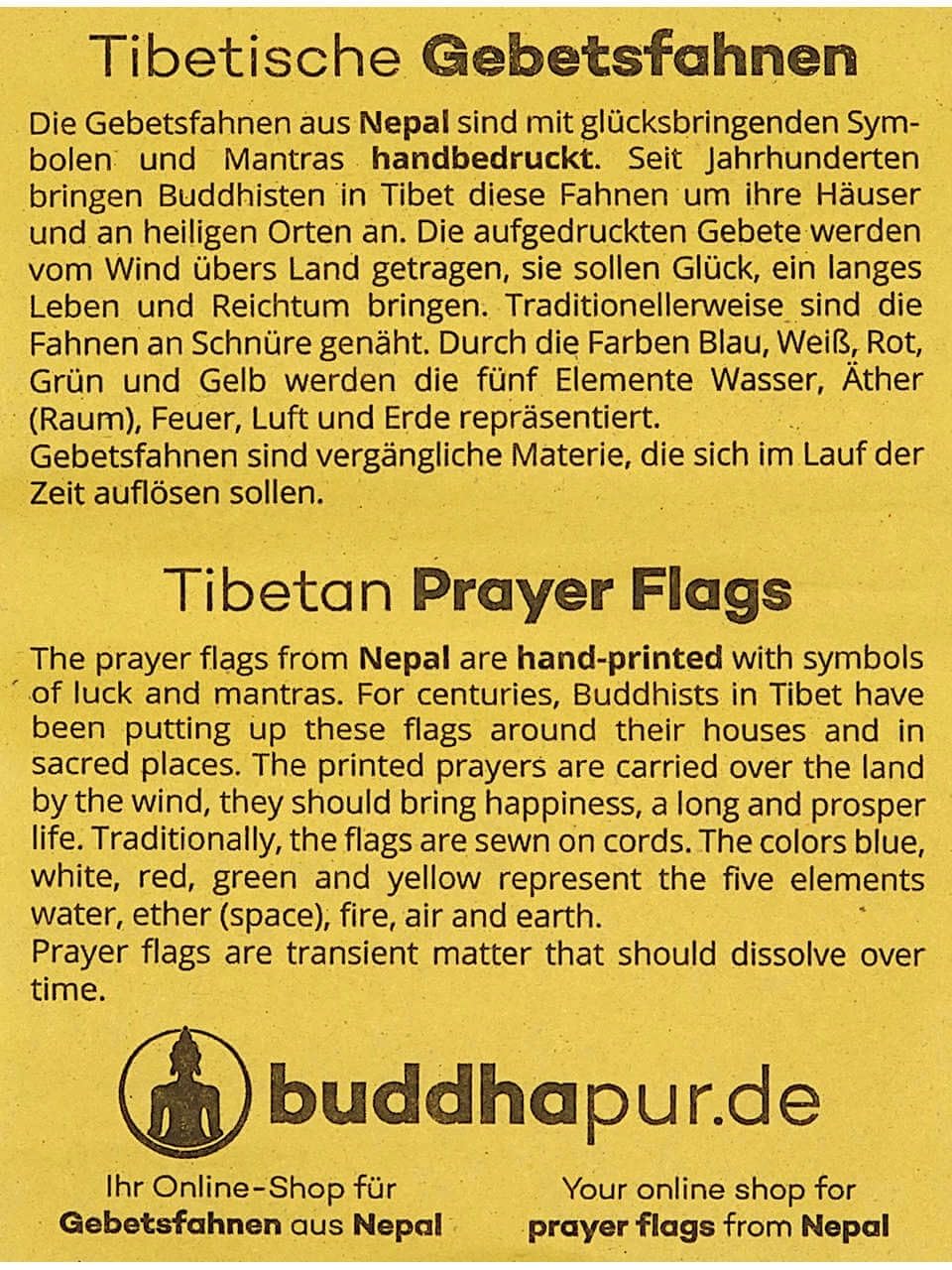 Cosynee - Bandiere di Preghiera Buddista Tibetana - immagine 7