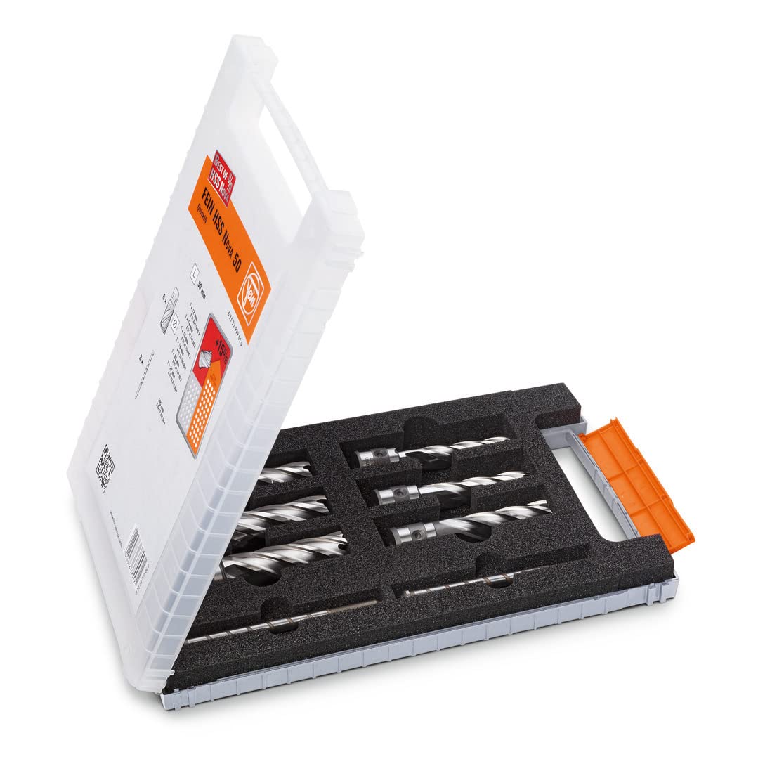 Fein Set Accessori Frese a Corona HSS 3/4" Weldon