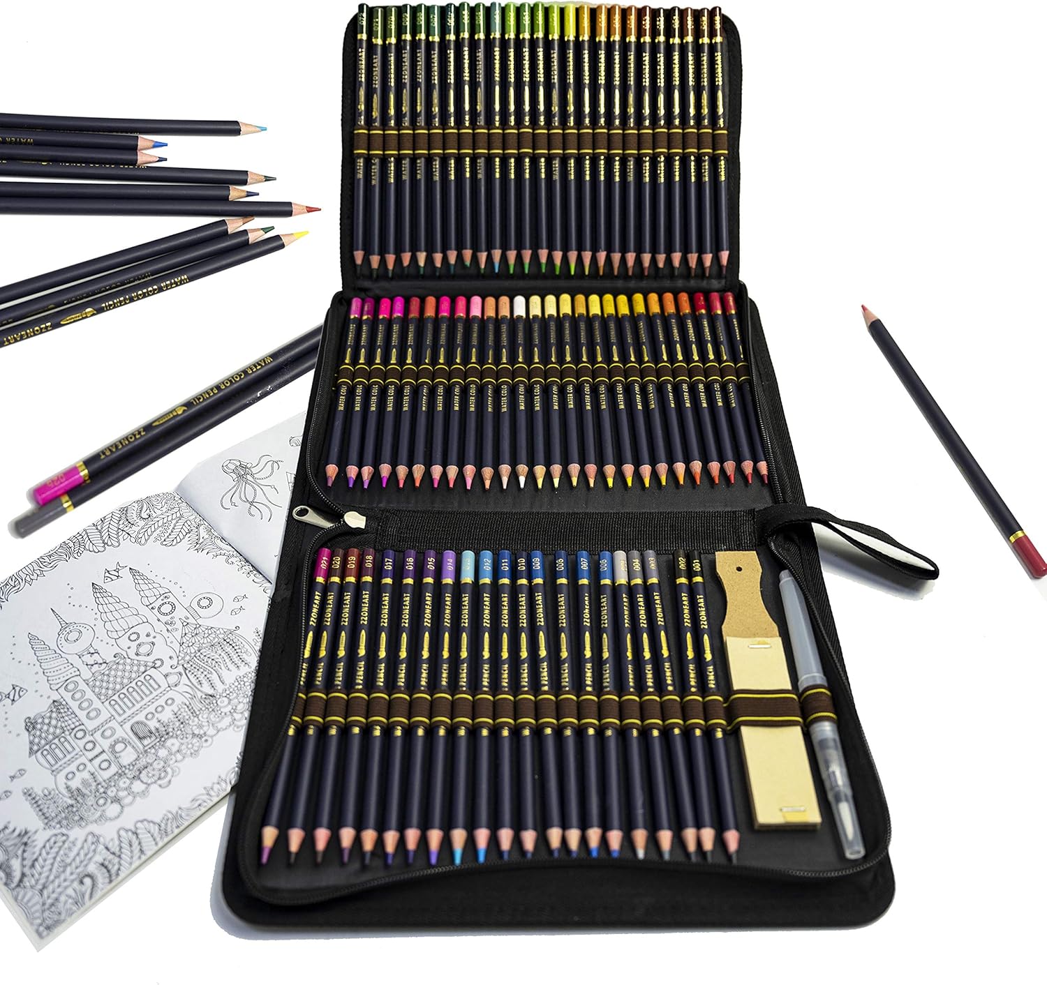 Set Matite Acquerellabili Professionali 96 Pezzi - immagine 3