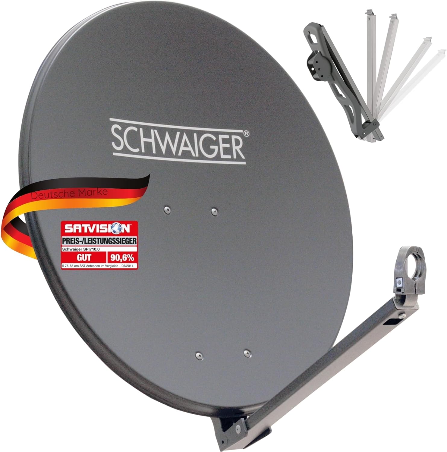 Schwaiger 227 Antenna Satellitare Offset Antracite - immagine 1