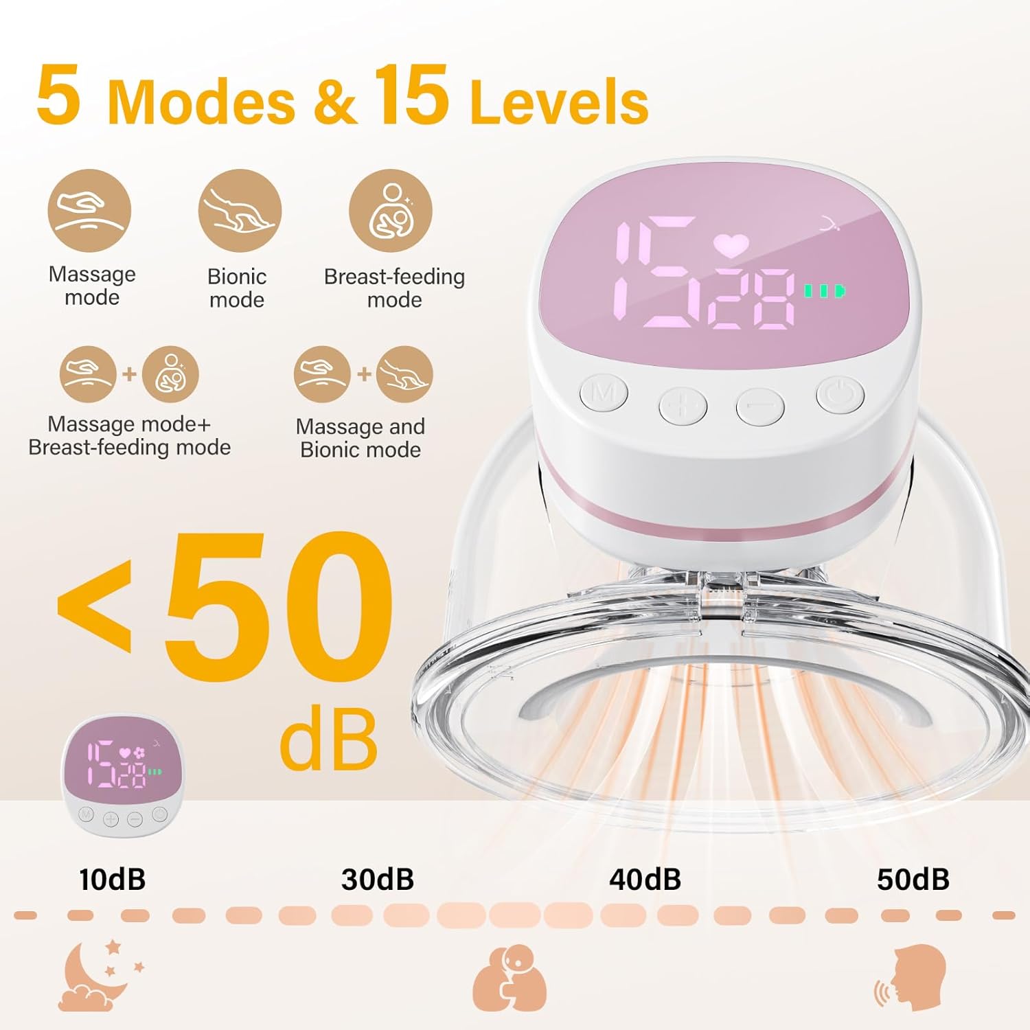 Kidken Tiralatte Elettrico Portatile a Mani Libere - immagine 1