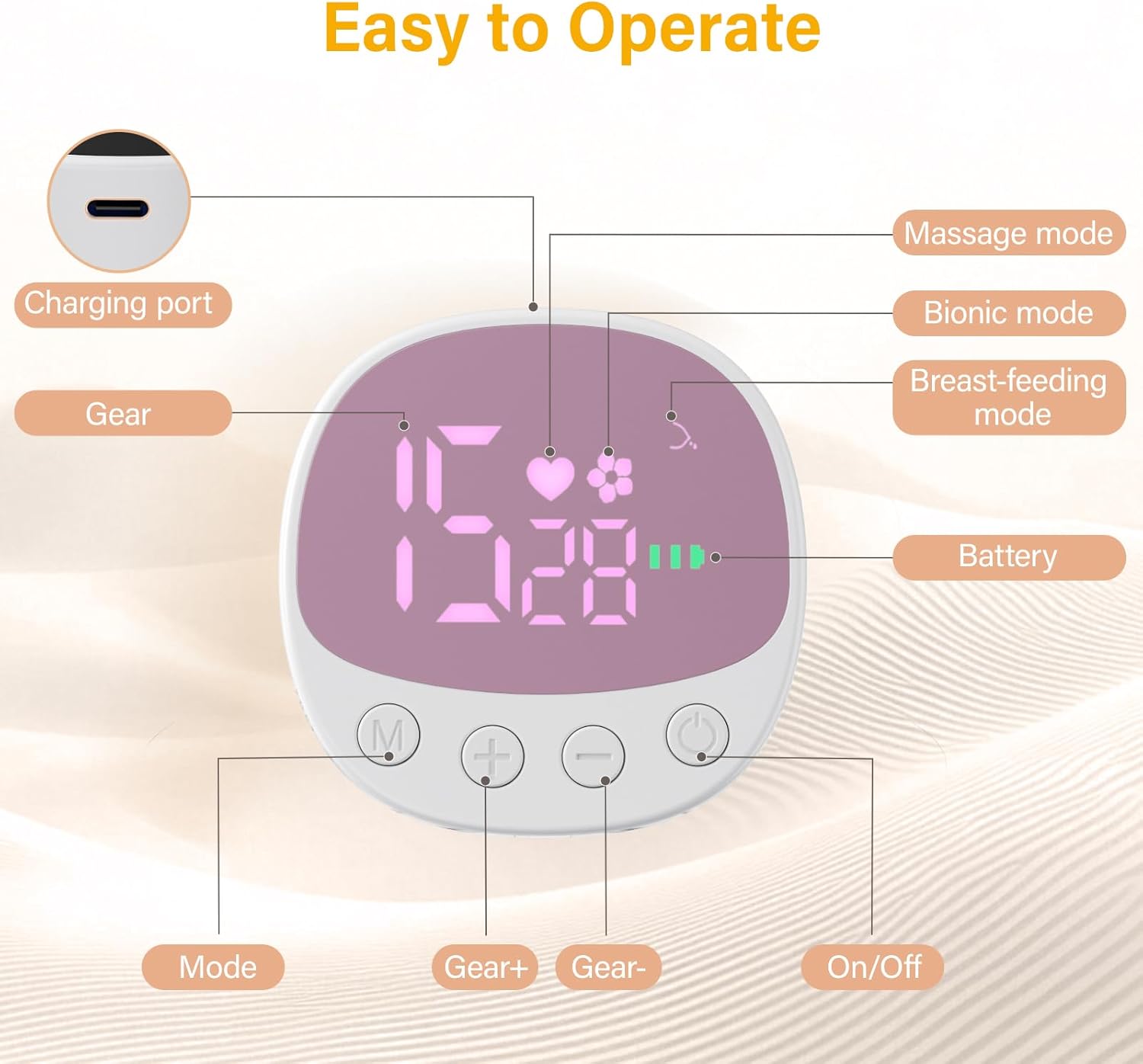 Kidken Tiralatte Elettrico Portatile a Mani Libere - immagine 5