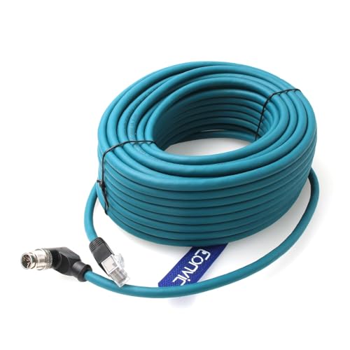 Eonvic Cavo Ethernet Industriale M12 X-code a RJ45 Cat-7e