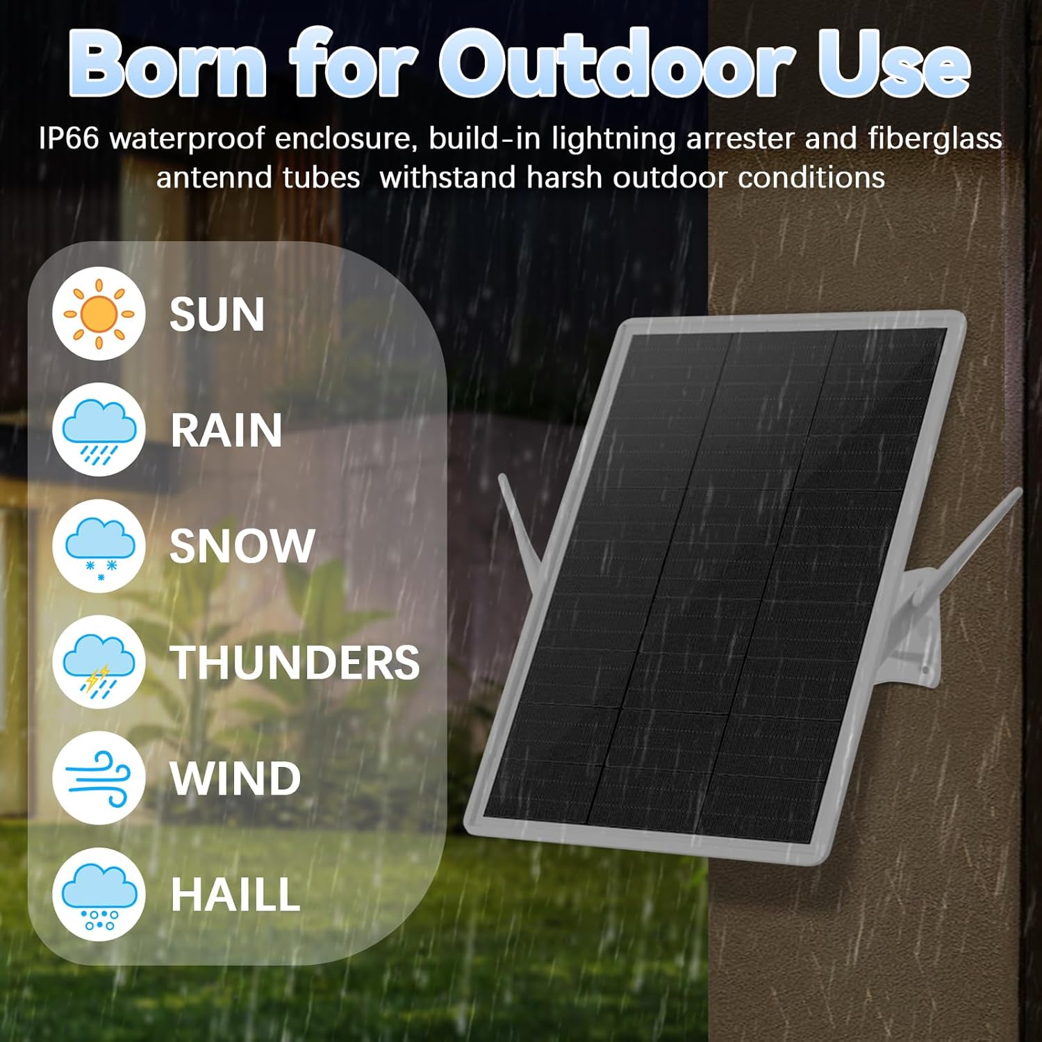 Ripetitore WLAN per Esterni con Batteria Solare 300 Mbit/s - immagine 2