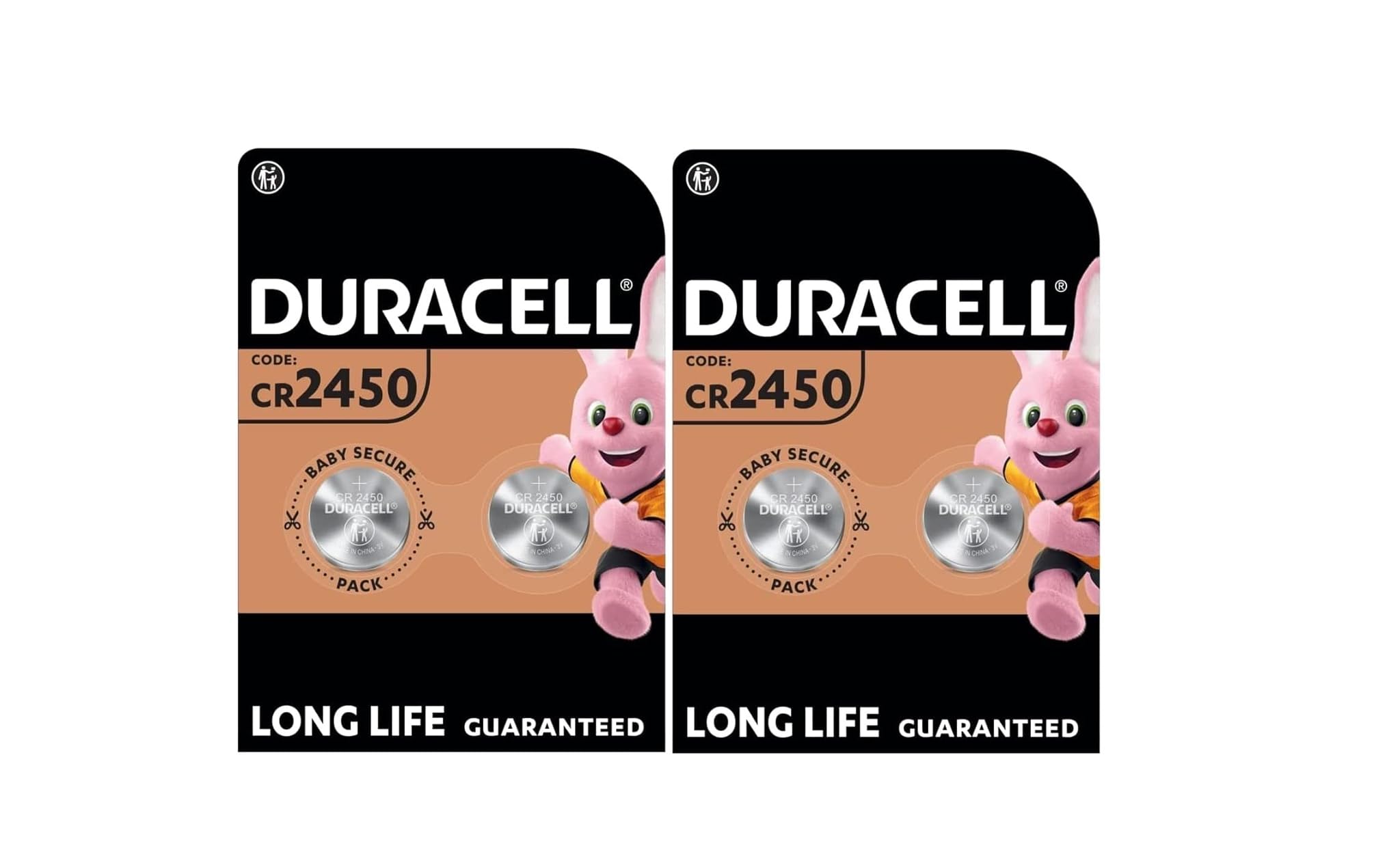 Duracell CR2450 Lithium - 4 Pile (2 Blister da 2)