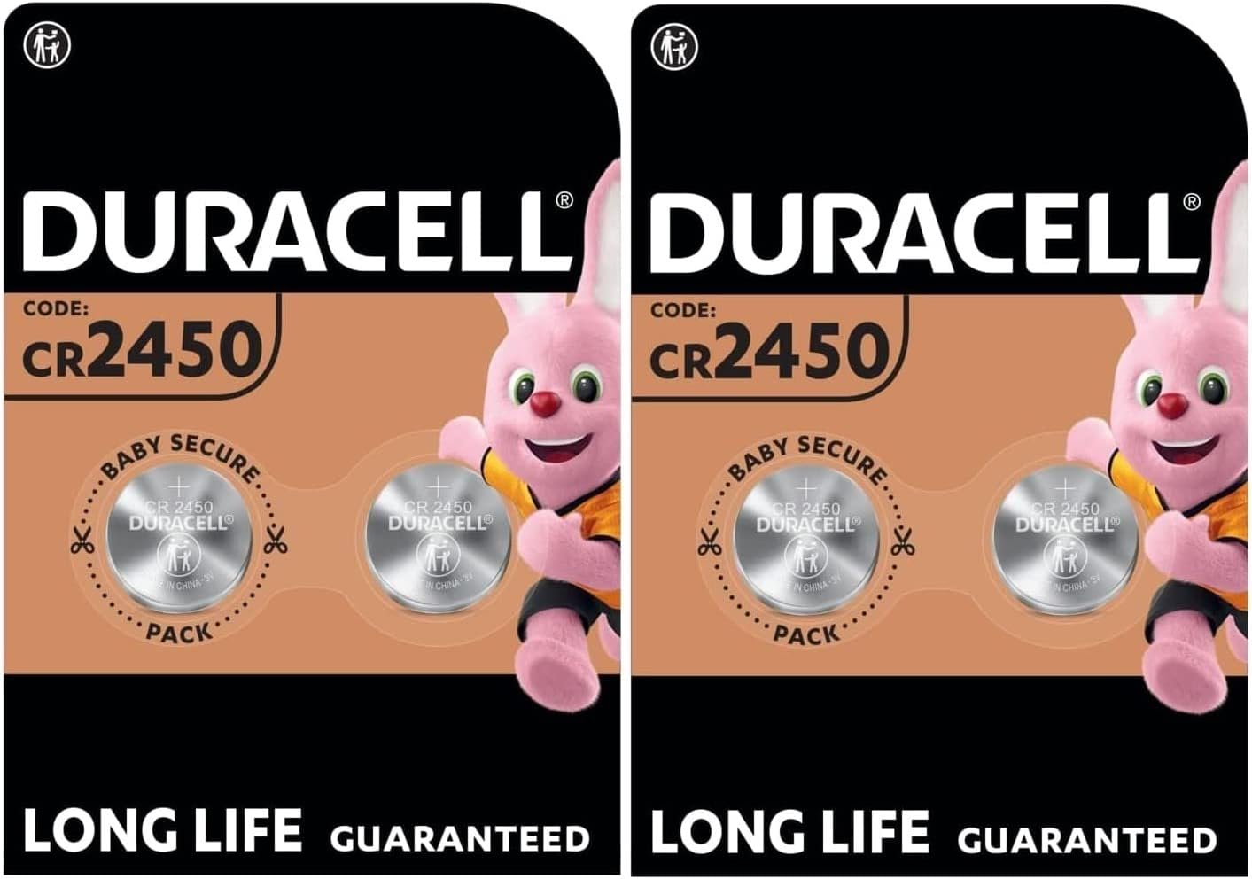 Duracell CR2450 Lithium - 4 Pile (2 Blister da 2) - immagine 1