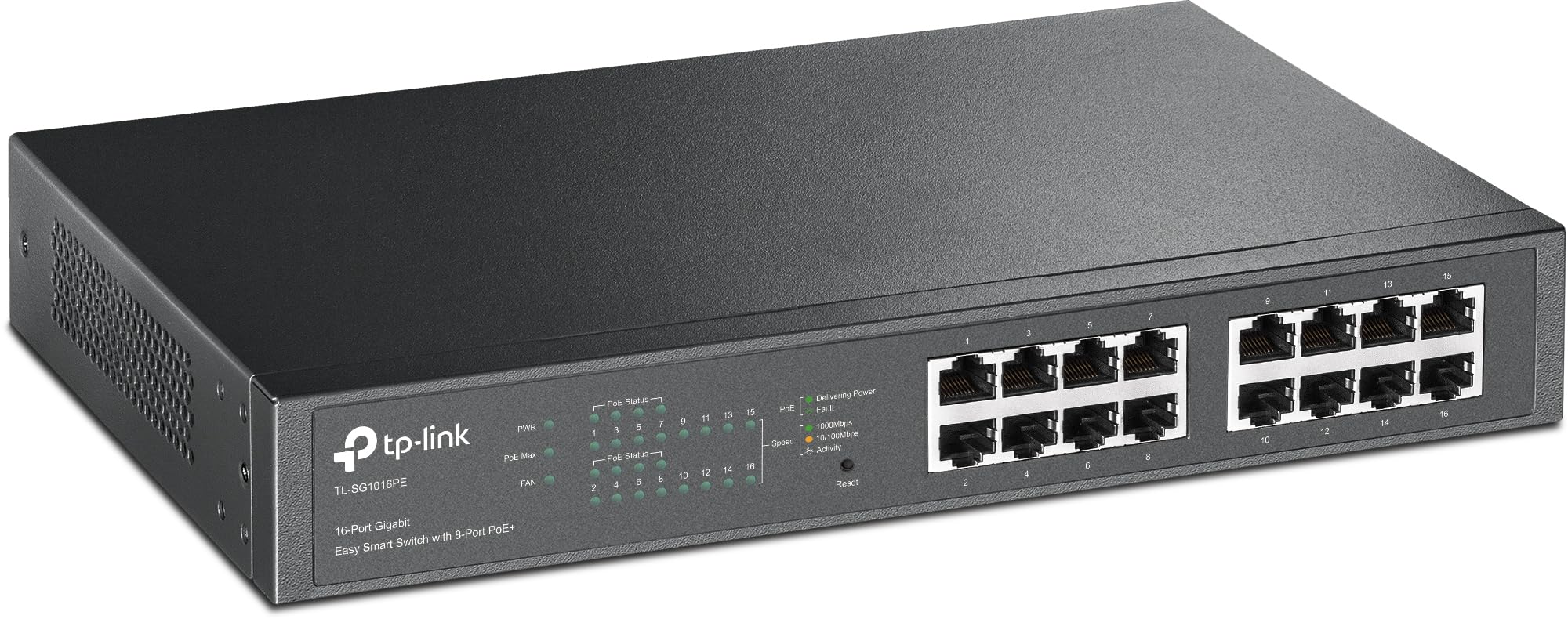 Tp-link TL-SG1016PE Switch Gigabit 16 Porte PoE+ 150W