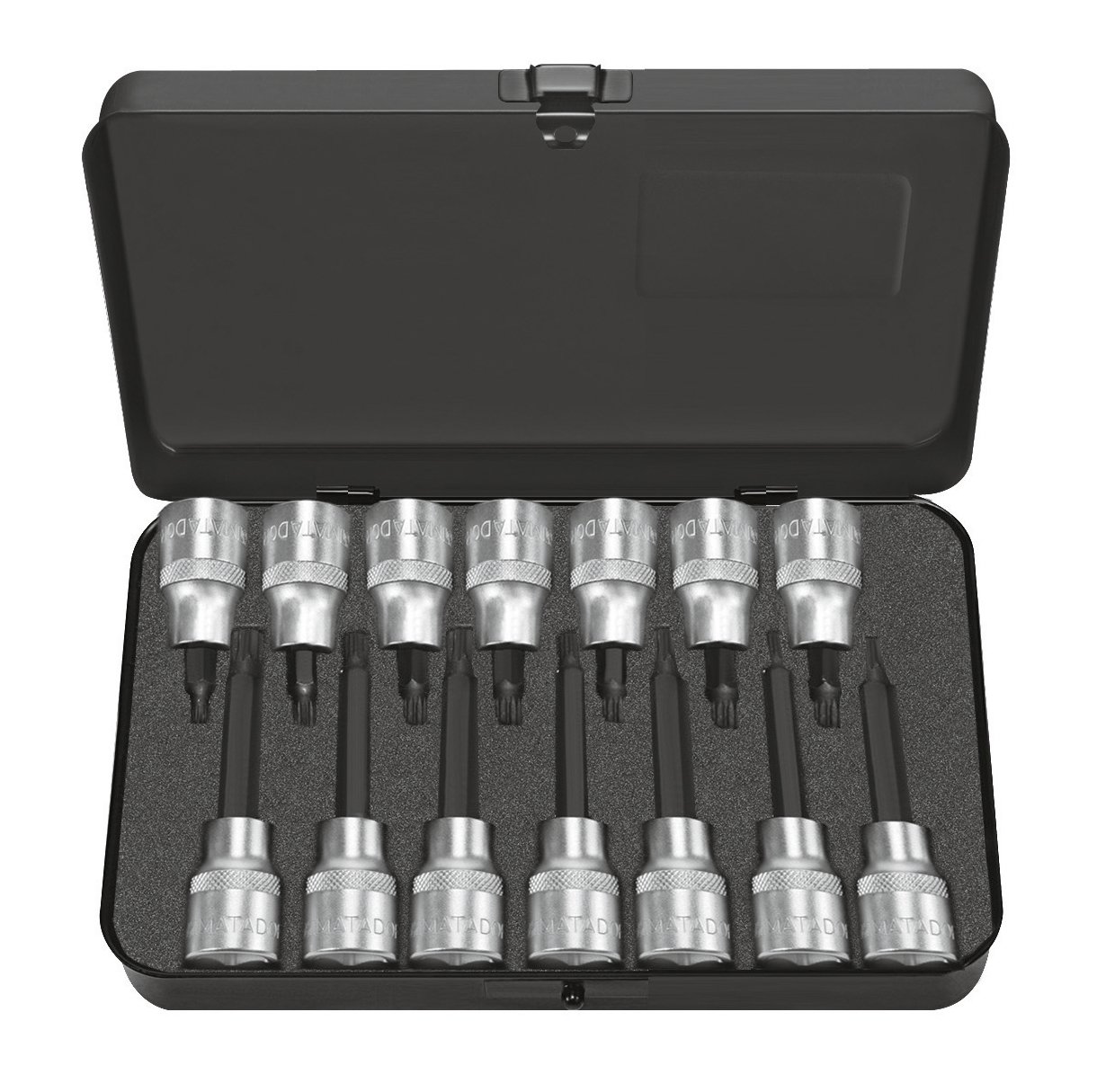 Matador Set Inserti Lunghi Cacciavite Torx 10 (3/8") 7 pz