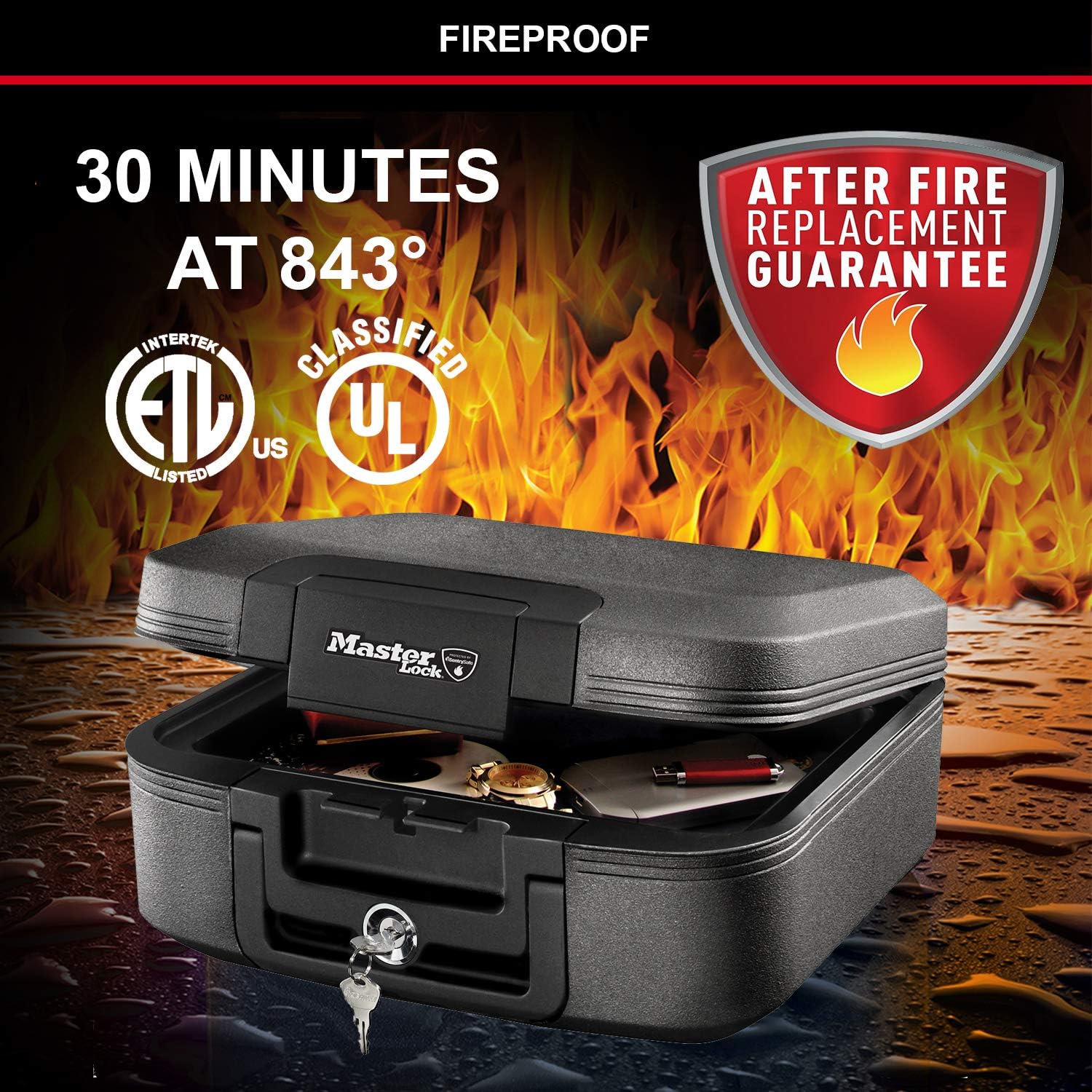 Master Lock LCHW20101 Cassetta di Sicurezza Medium - immagine 2