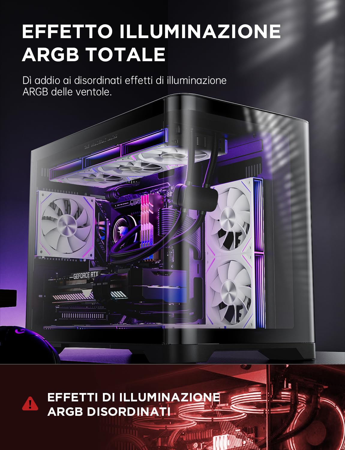 Asiahorse DAWN - Ventola PC RGB 120mm 3 pezzi - immagine 5