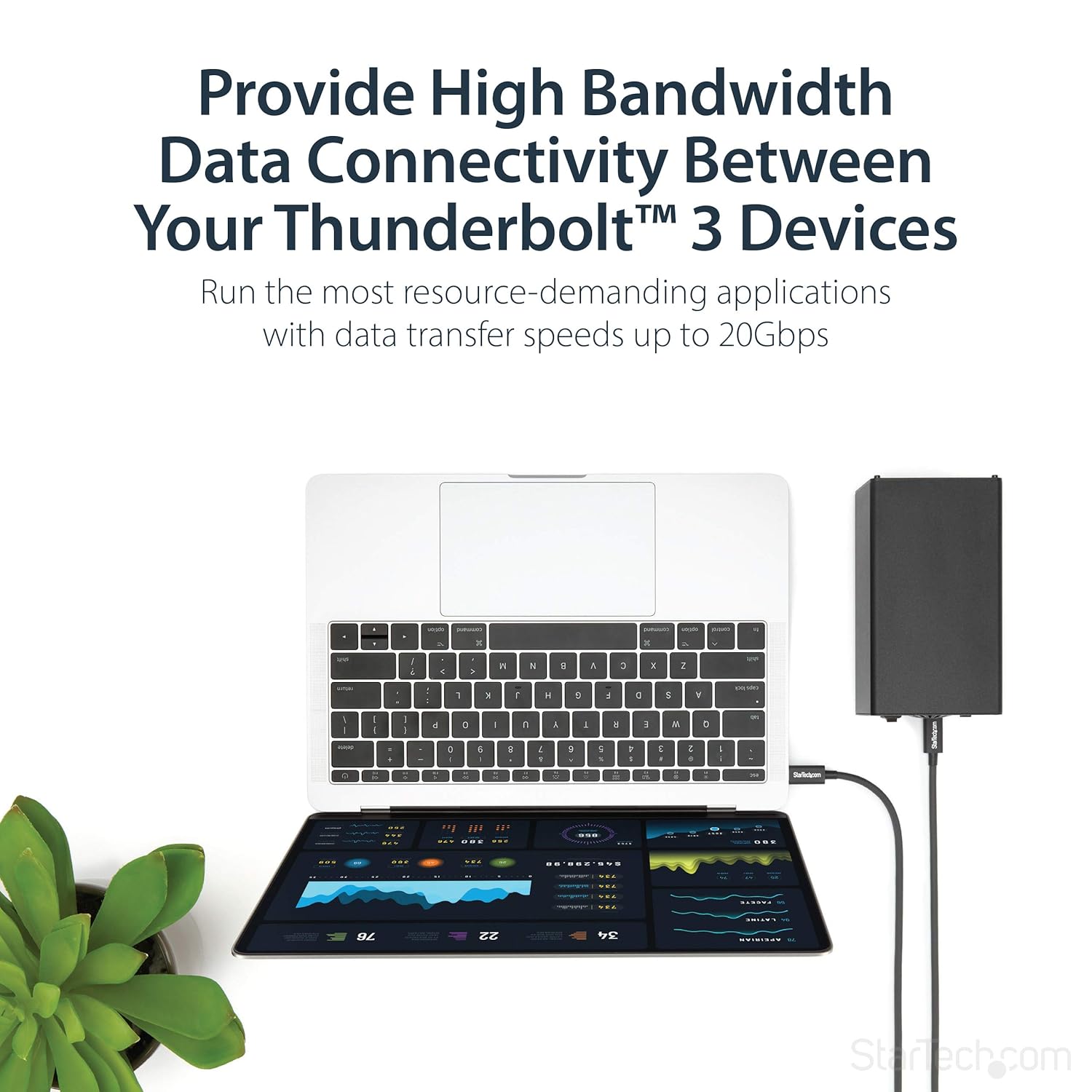 Startech.com Cavo Thunderbolt 3 Passivo 2m - immagine 2