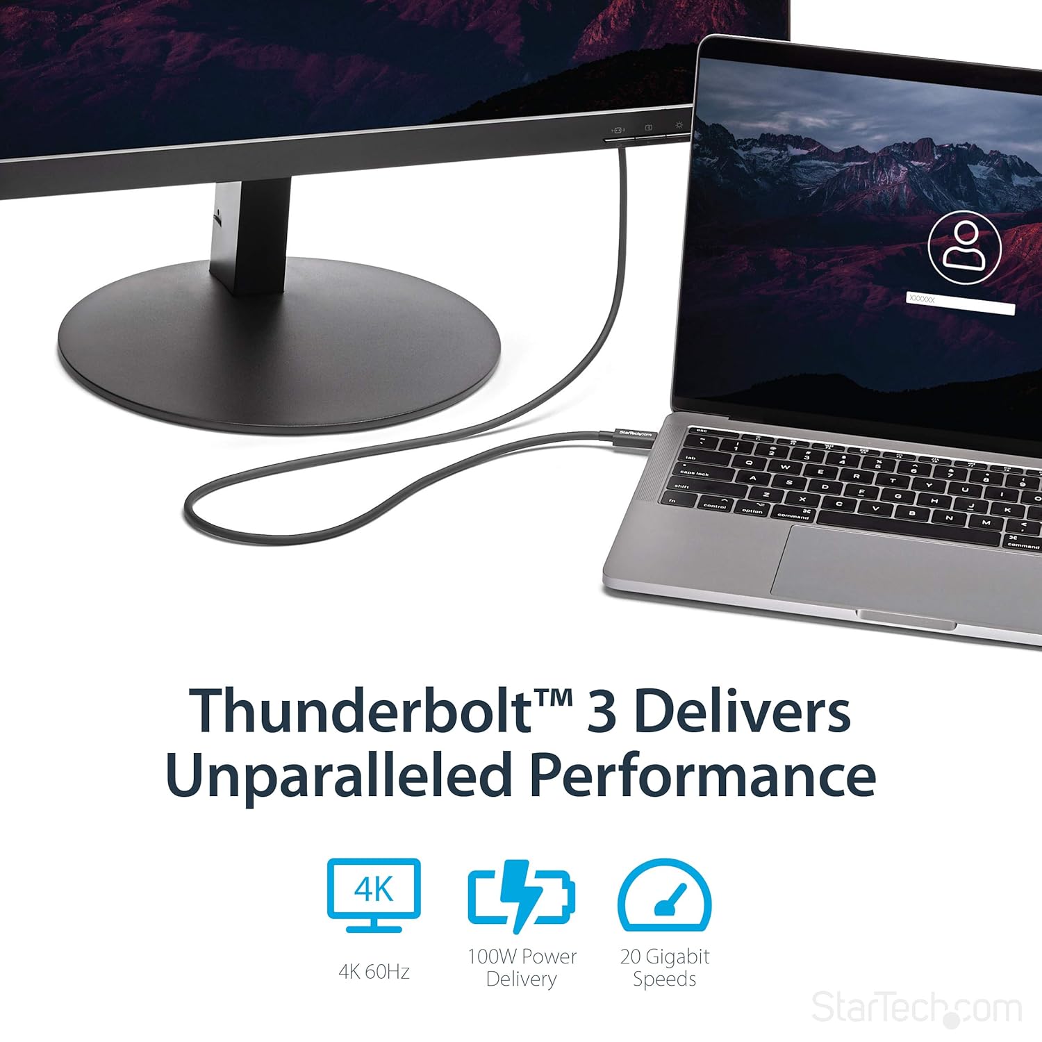 Startech.com Cavo Thunderbolt 3 Passivo 2m - immagine 3