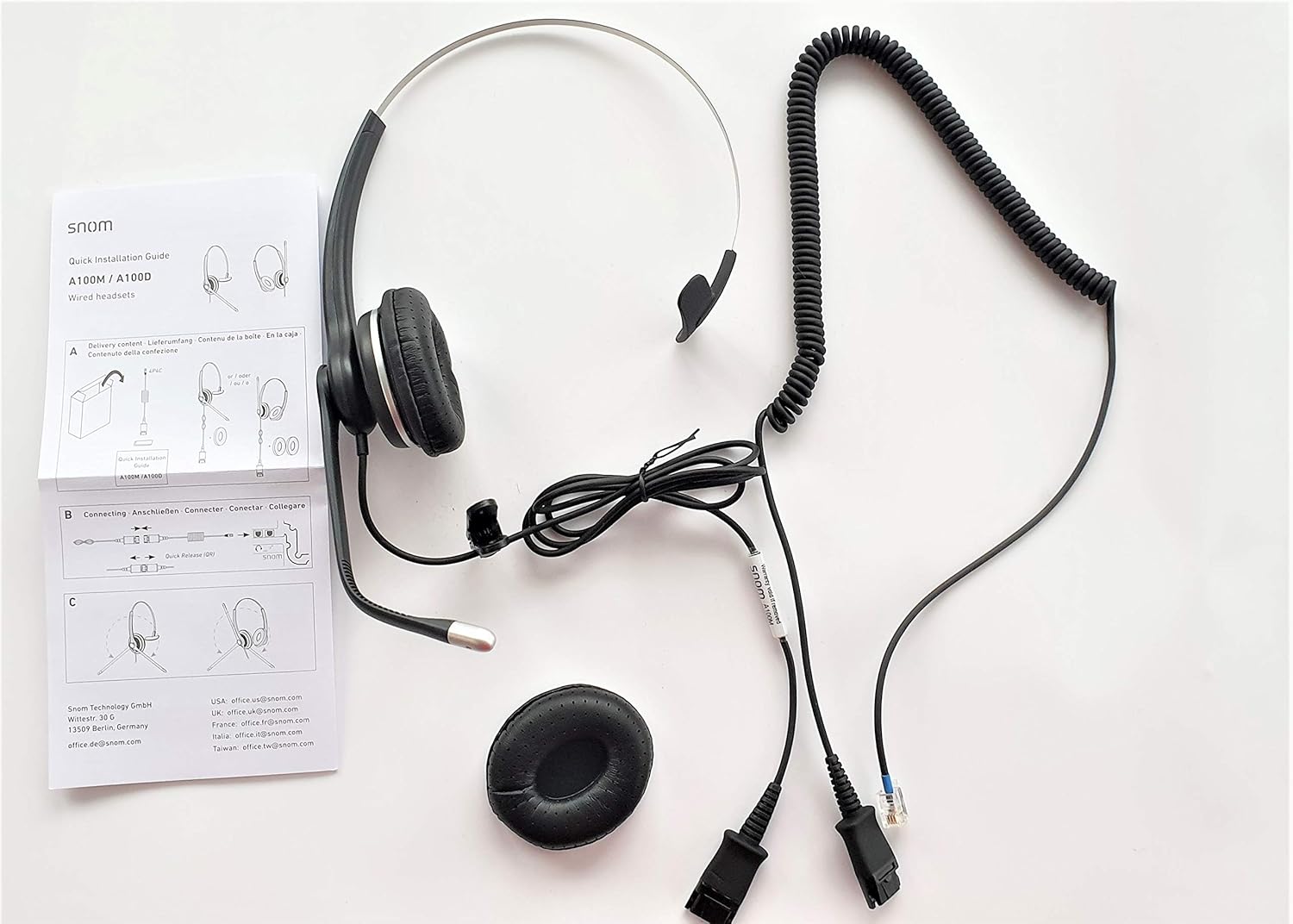 Snom A100D Auricolare Binaurale per Telefoni Snom - immagine 5