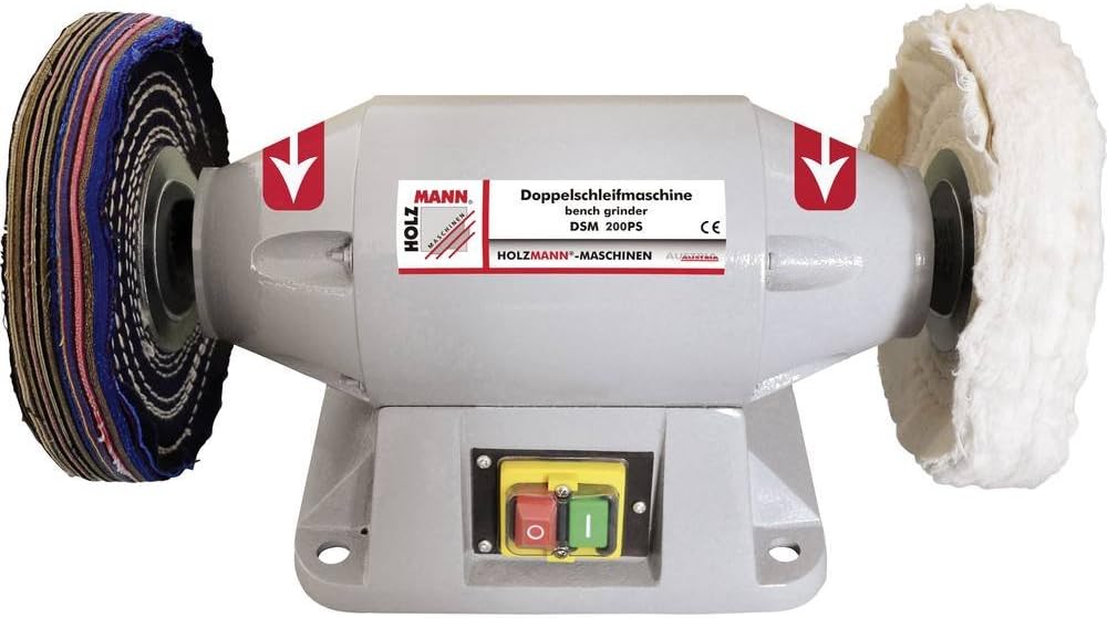 Holzmann Maschinen DSM200PS_400V DSM200PS_400V Lucidatrice 900 W 200 mm