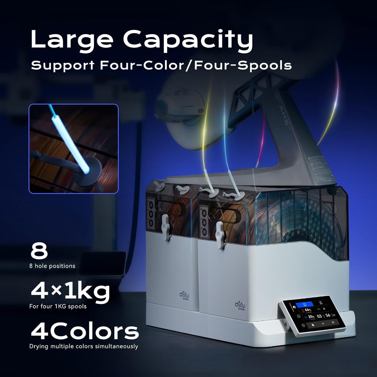 Chitu Systems Filamento E1 Essiccatore per Stampante 3D - immagine 4