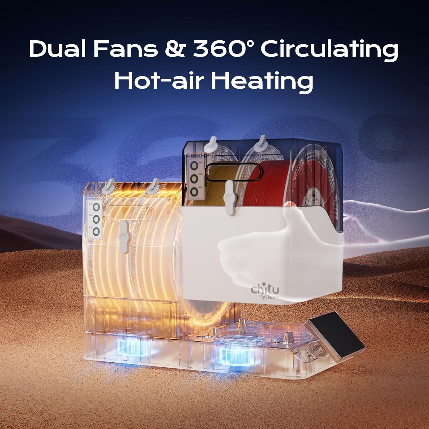 Chitu Systems Filamento E1 Essiccatore per Stampante 3D - immagine 5