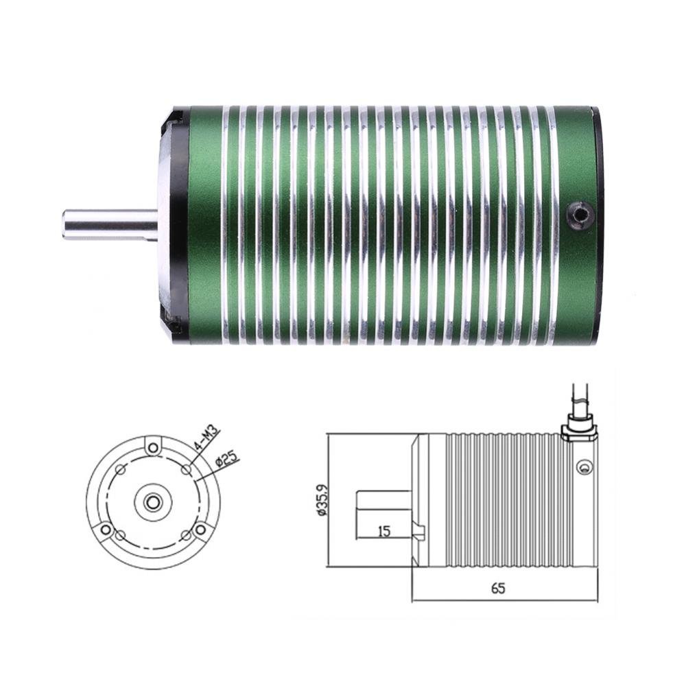 RC Motore Brushless Marino 3665 3600KV/4500KV - immagine 3