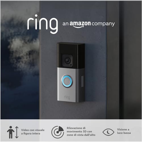 Ring Battery Video Doorbell Pro - Videocitofono Wireless