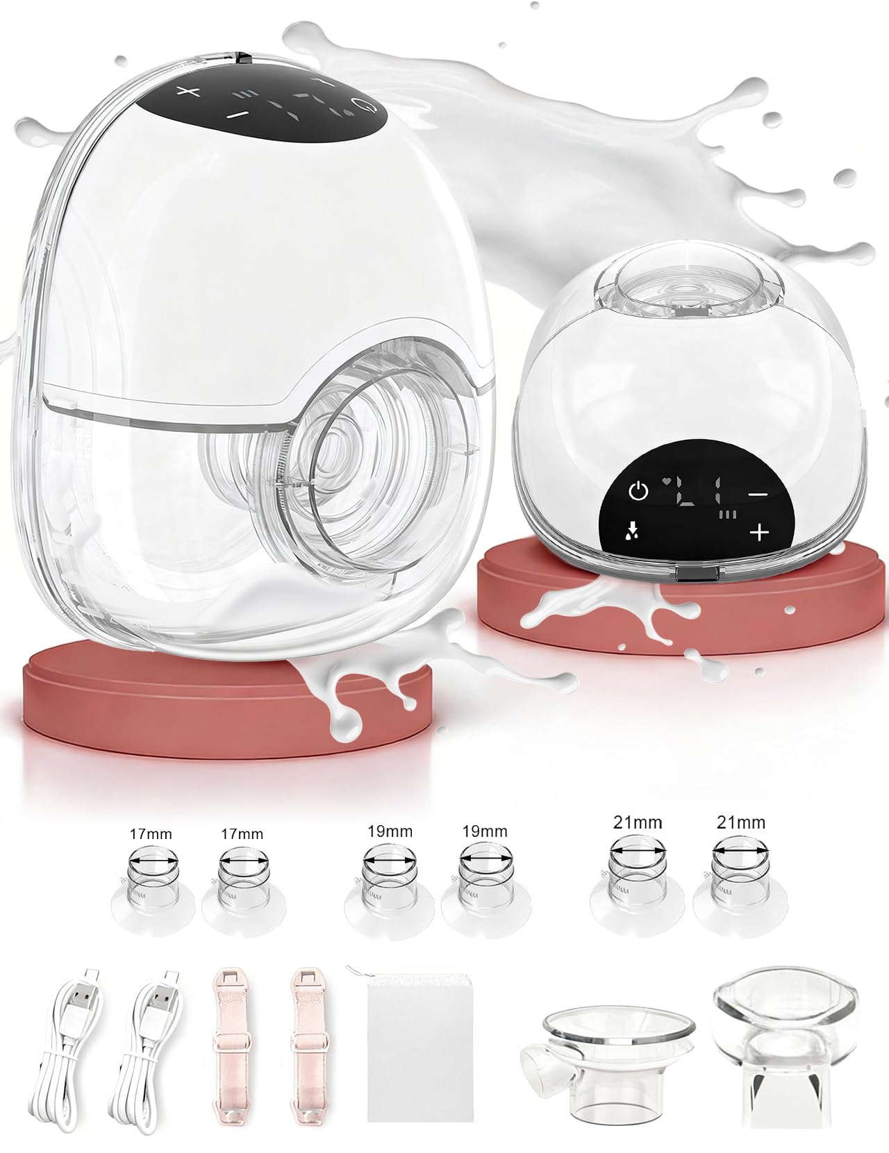 Tiralatte Elettrico Indossabile Doppio Touchscreen