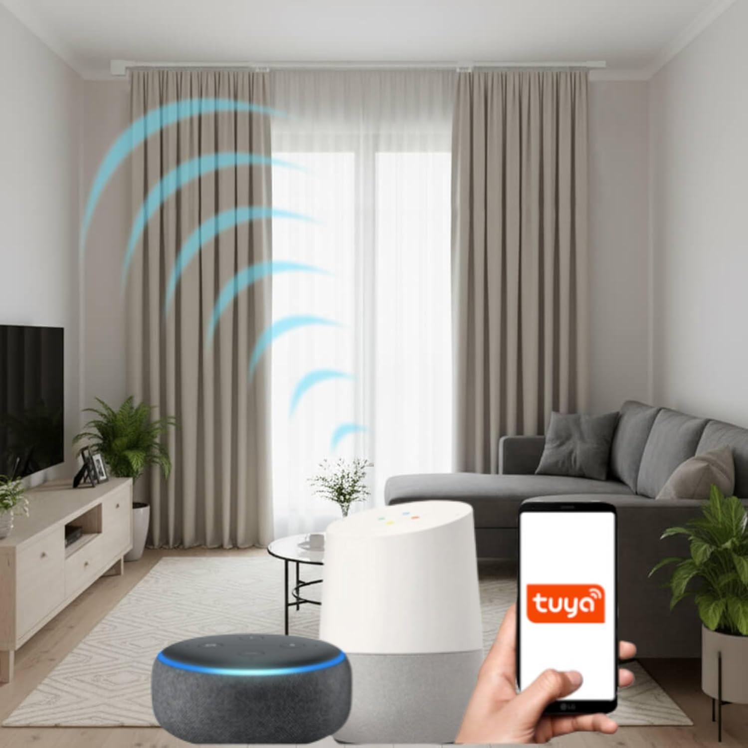 Acrimo Binario Motorizzato per Tende 1.5-2.6m - immagine 3