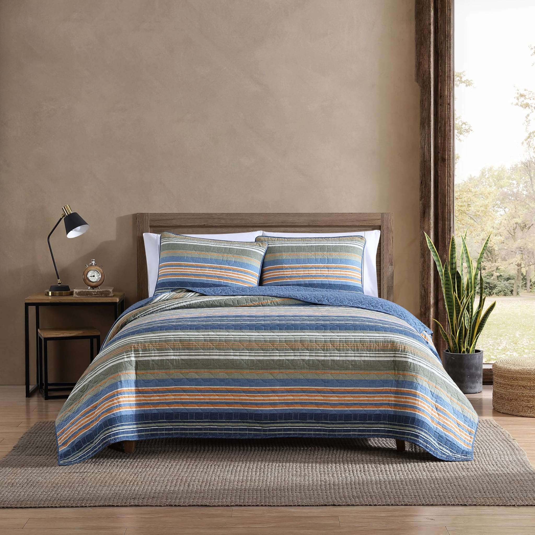 Eddie Bauer Collection Biancheria da Letto Reversibile King
