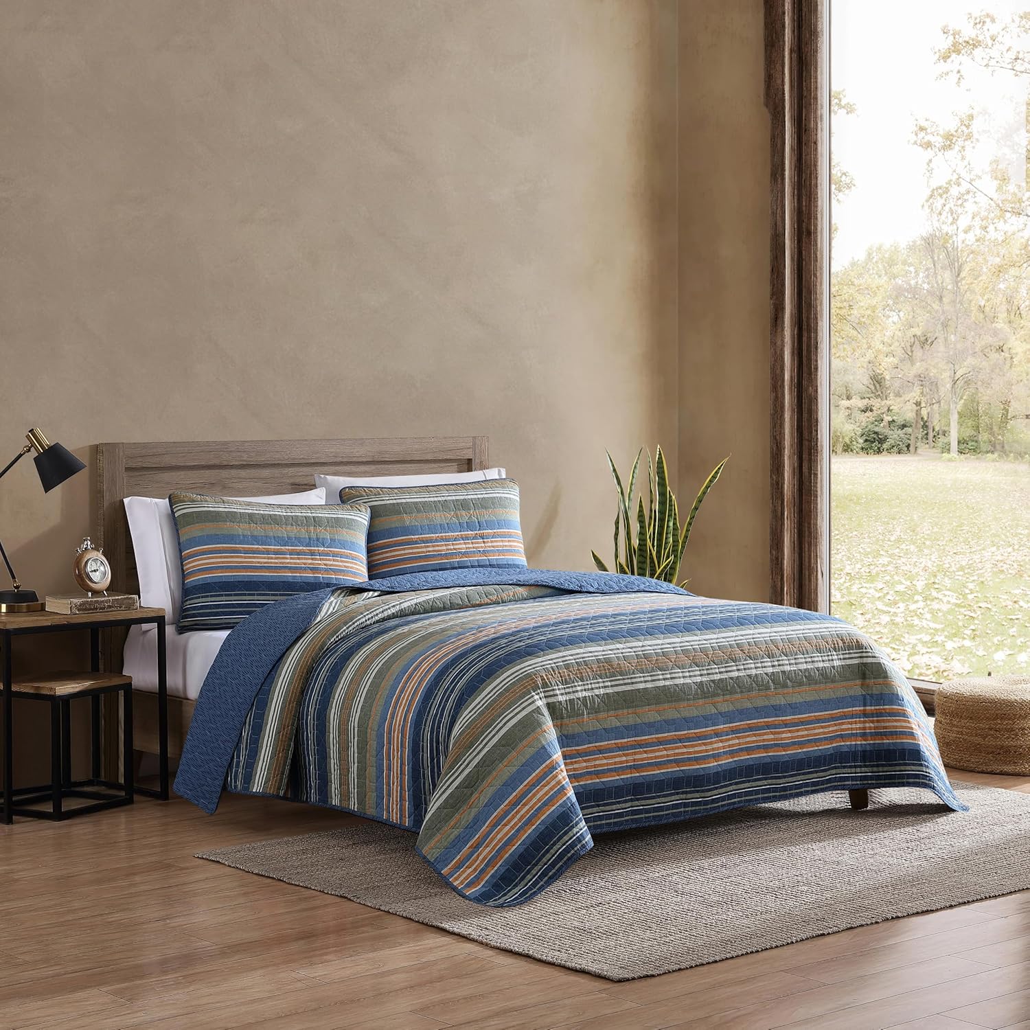 Eddie Bauer Collection Biancheria da Letto Reversibile King - immagine 7
